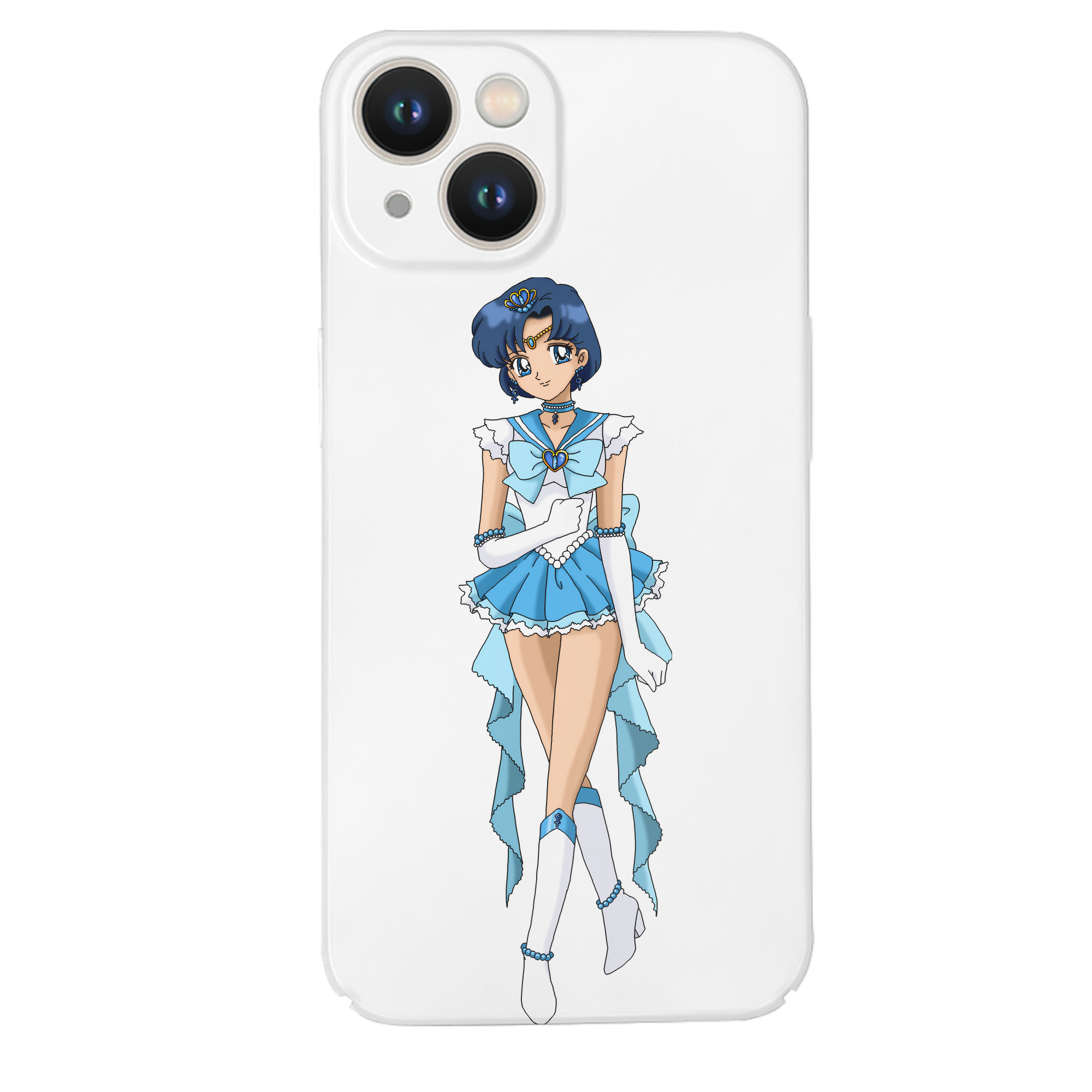 （画像用） 美少女戦士セーラームーン 水野 亜美 みずの あみ Sailor Moon Mizuno Ami 【iPhone 14シリーズ対応】ハードケース