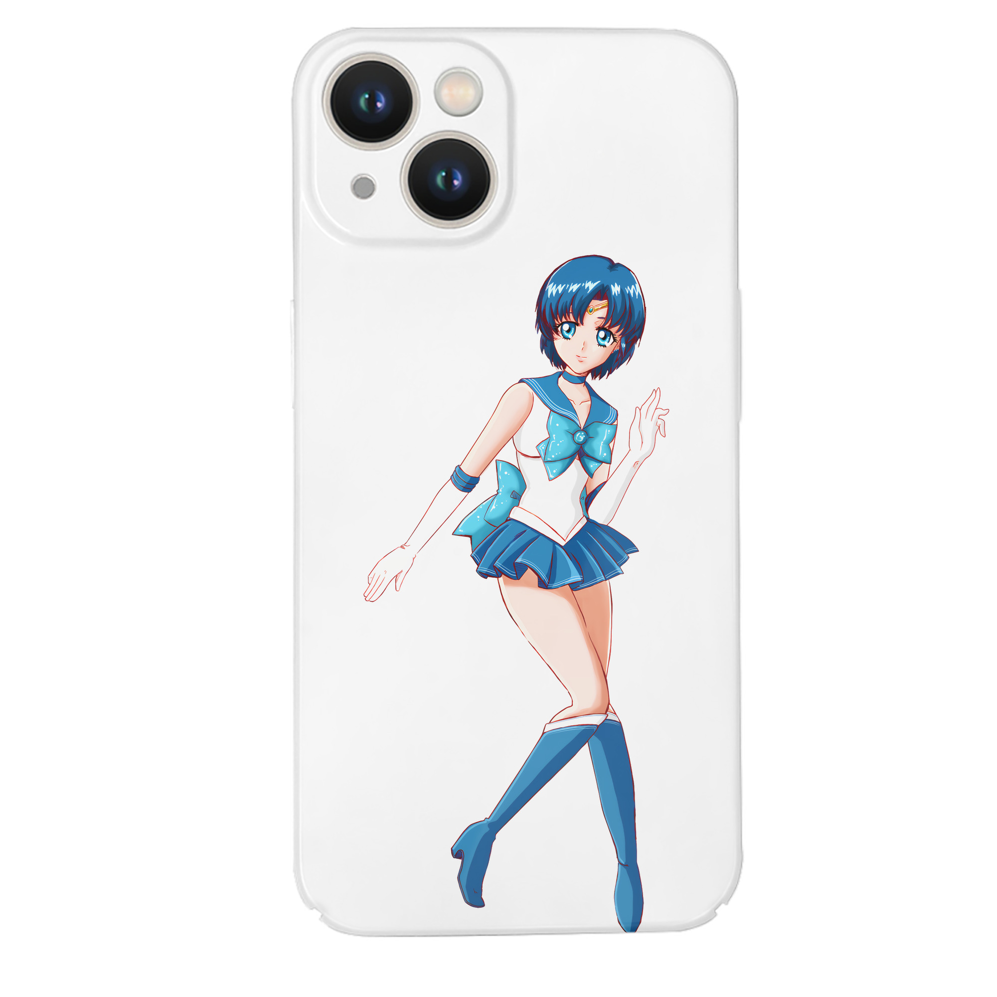 （画像用） 美少女戦士セーラームーン 水野 亜美 みずの あみ Sailor Moon Mizuno Ami 【iPhone 14シリーズ対応】ハードケース