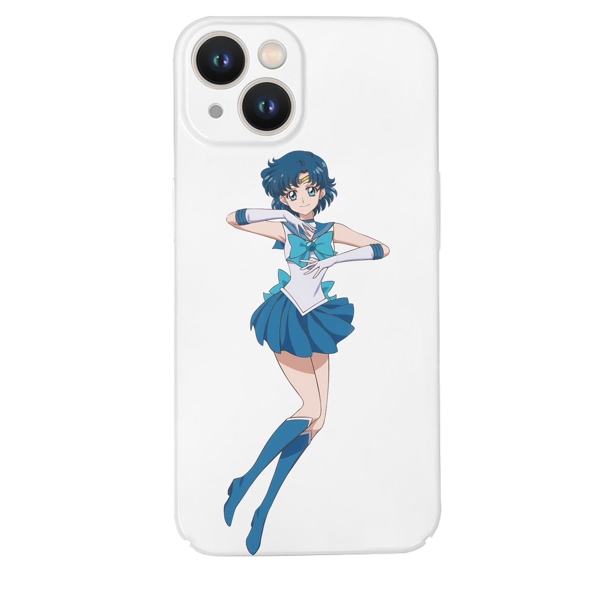 （画像用） 美少女戦士セーラームーン 水野 亜美 みずの あみ Sailor Moon Mizuno Ami 【iPhone 14シリーズ対応】ハードケース