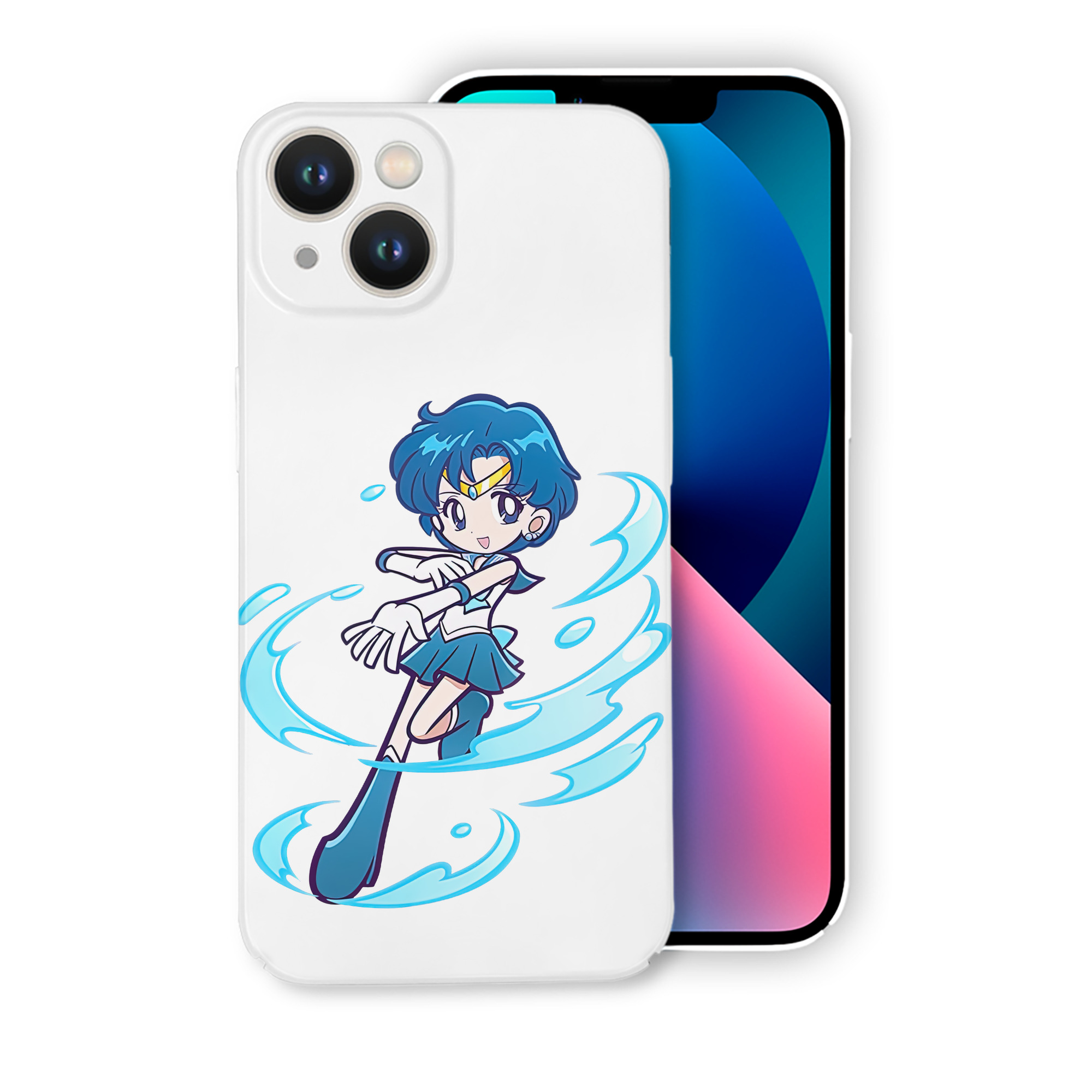 （画像用） 美少女戦士セーラームーン 水野 亜美 みずの あみ Sailor Moon Mizuno Ami 【iPhone 14シリーズ対応】ハードケース