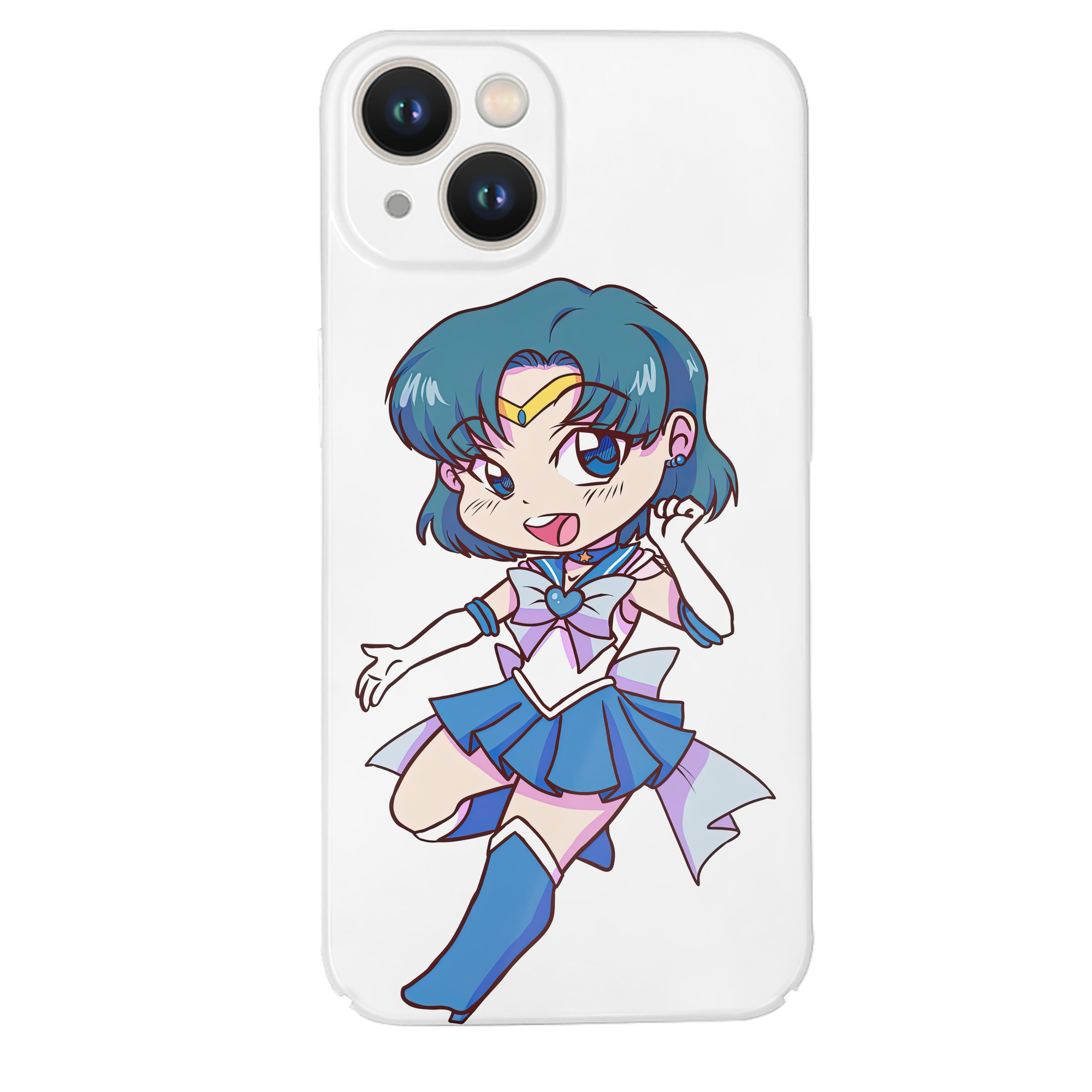 （画像用） 美少女戦士セーラームーン 水野 亜美 みずの あみ Sailor Moon Mizuno Ami 【iPhone 14シリーズ対応】ハードケース