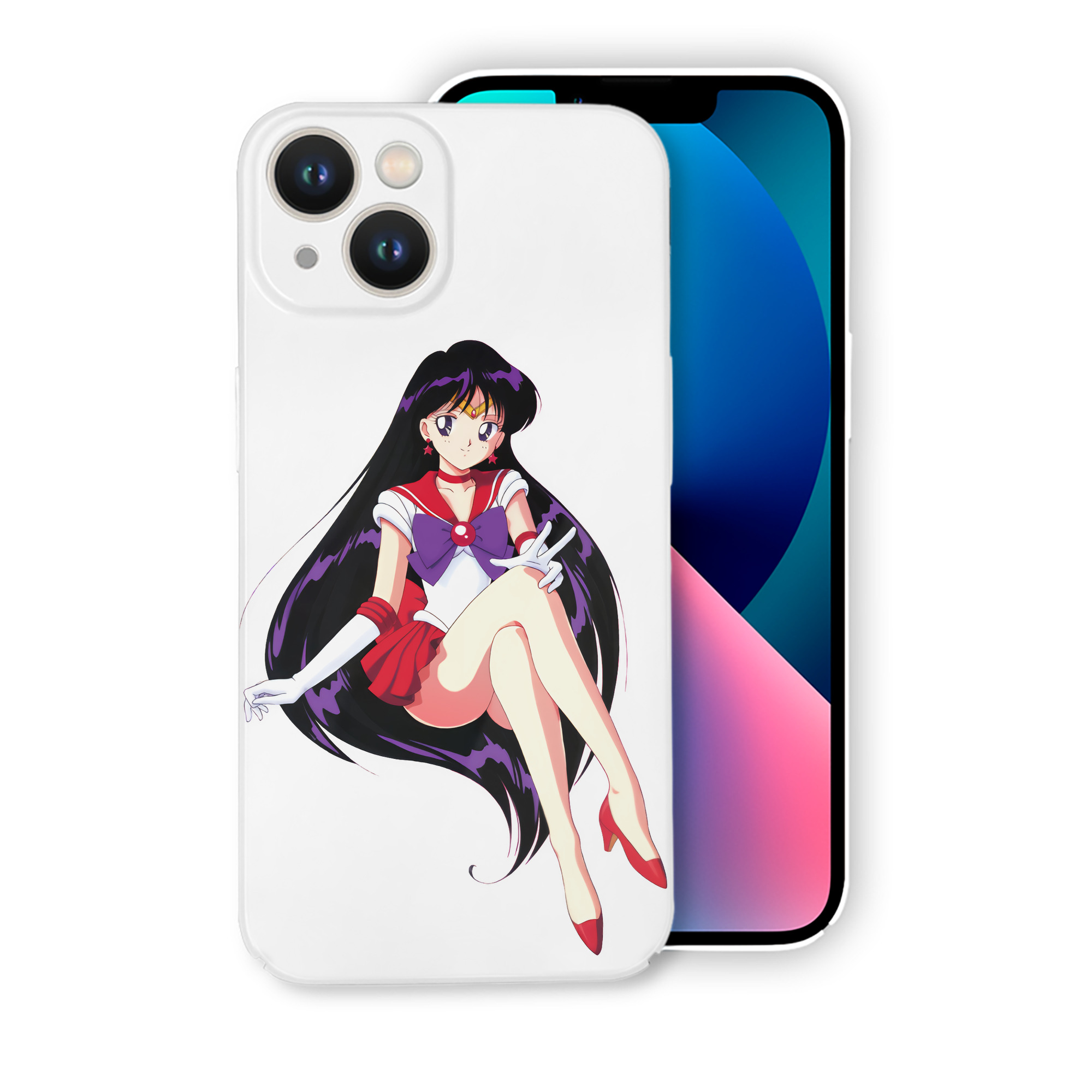 （画像用） 美少女戦士セーラームーン 火野レイ ひの レイ Sailor Moon Hino Rei （セーラーマーズ,Sailor Mars） 【iPhone 14シリーズ対応】ハードケース