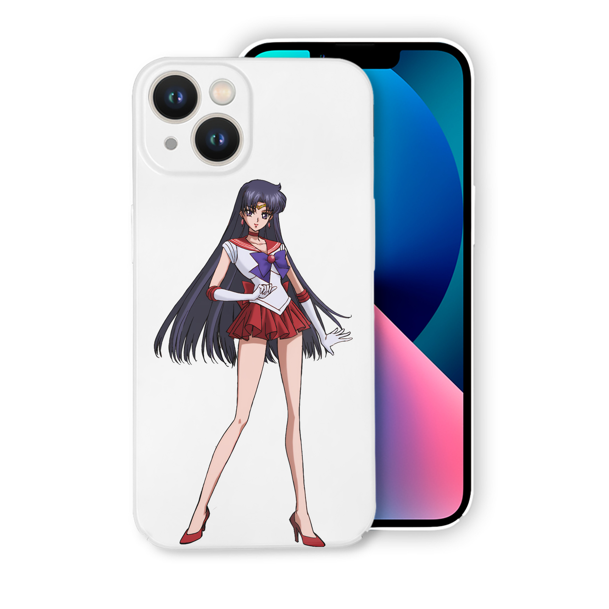 （画像用） 美少女戦士セーラームーン 火野レイ ひの レイ Sailor Moon Hino Rei （セーラーマーズ,Sailor Mars） 【iPhone 14シリーズ対応】ハードケース