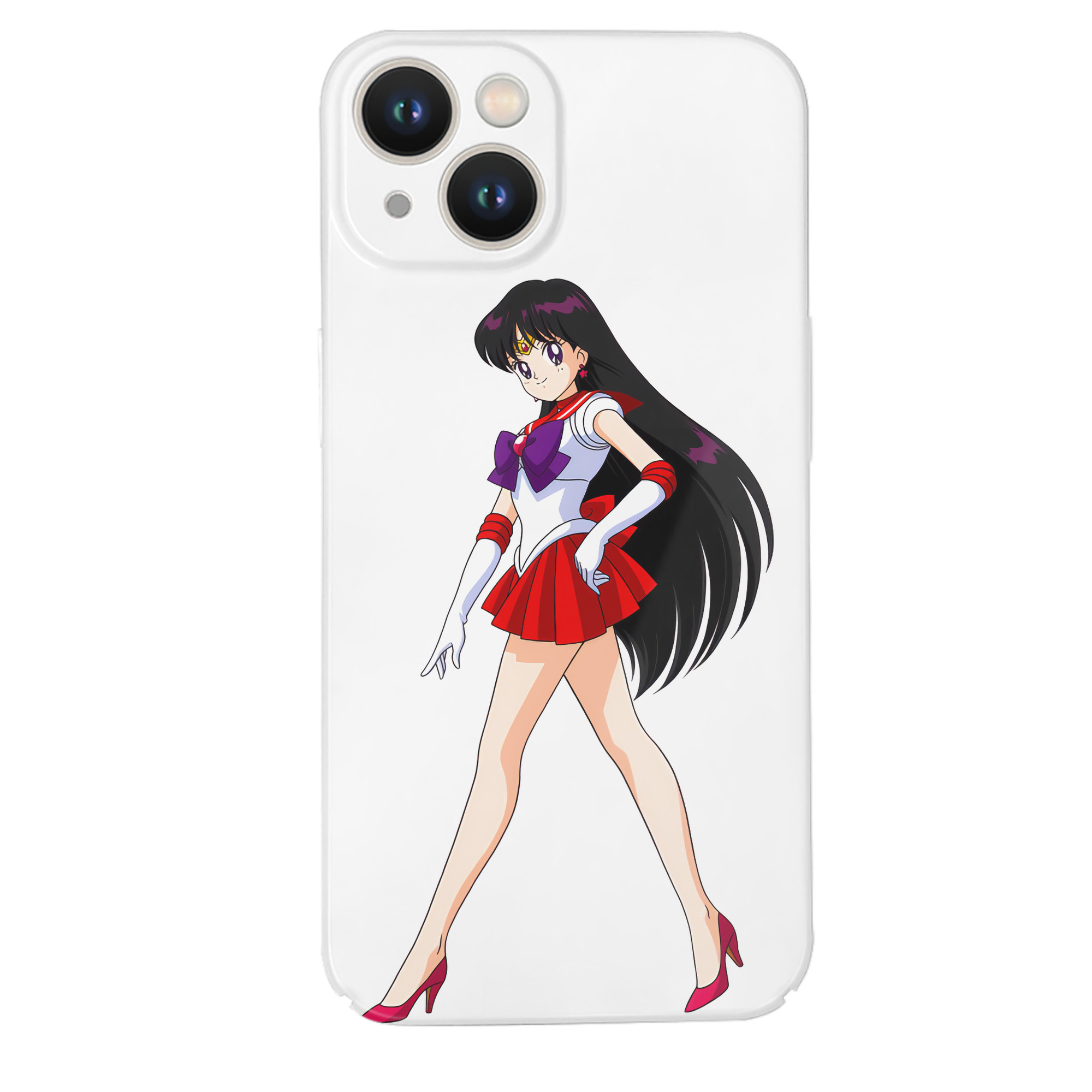 （画像用） 美少女戦士セーラームーン 火野レイ ひの レイ Sailor Moon Hino Rei （セーラーマーズ,Sailor Mars） 【iPhone 14シリーズ対応】ハードケース
