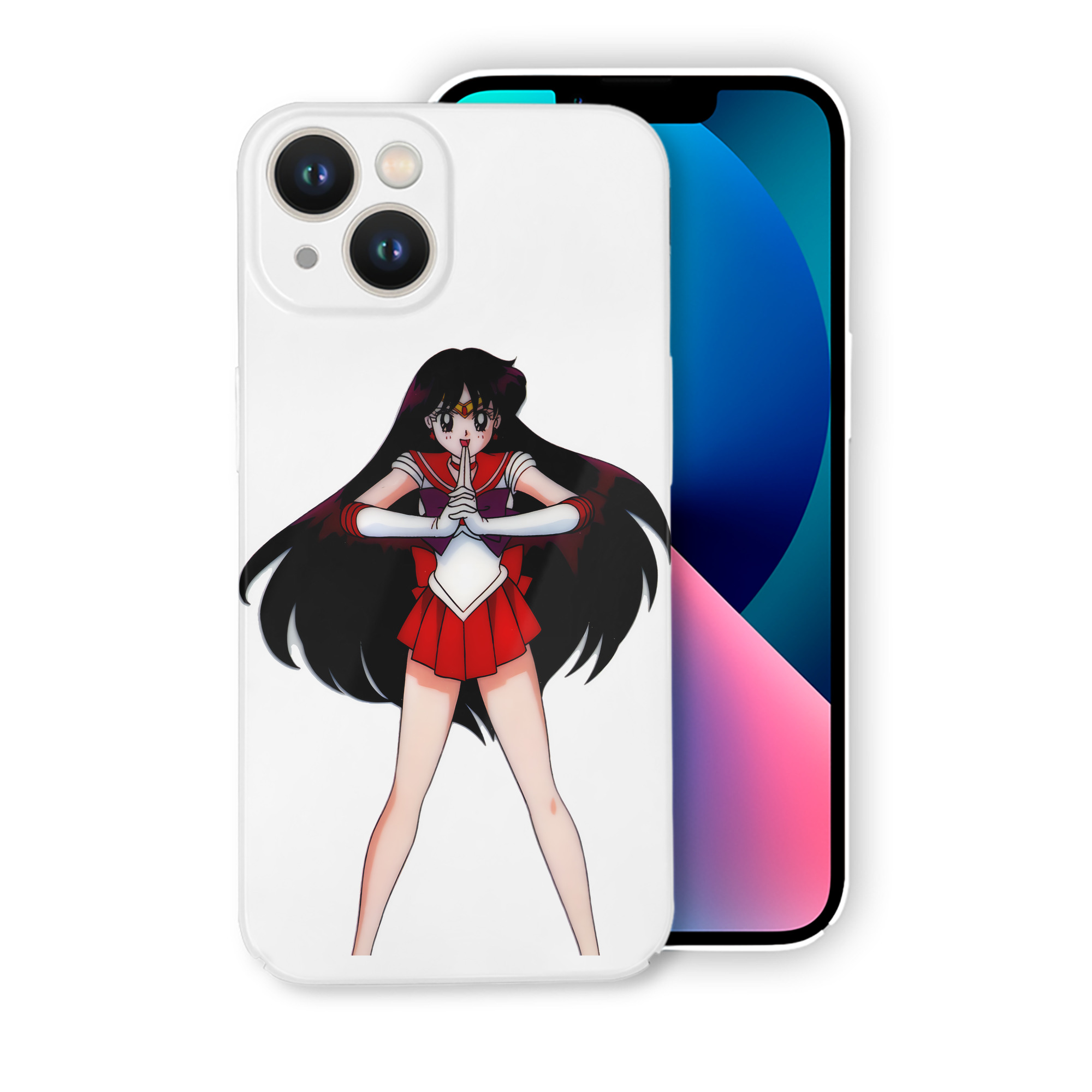 （画像用） 美少女戦士セーラームーン 火野レイ ひの レイ Sailor Moon Hino Rei （セーラーマーズ,Sailor Mars） 【iPhone 14シリーズ対応】ハードケース