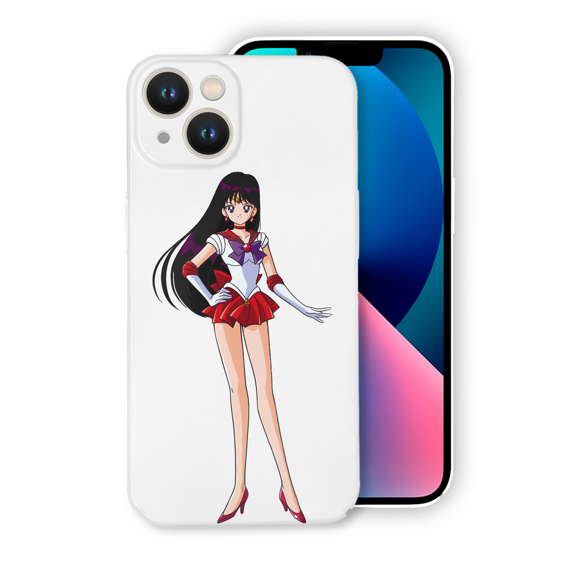 （画像用） 美少女戦士セーラームーン 火野レイ ひの レイ Sailor Moon Hino Rei （セーラーマーズ,Sailor Mars） 【iPhone 14シリーズ対応】ハードケース