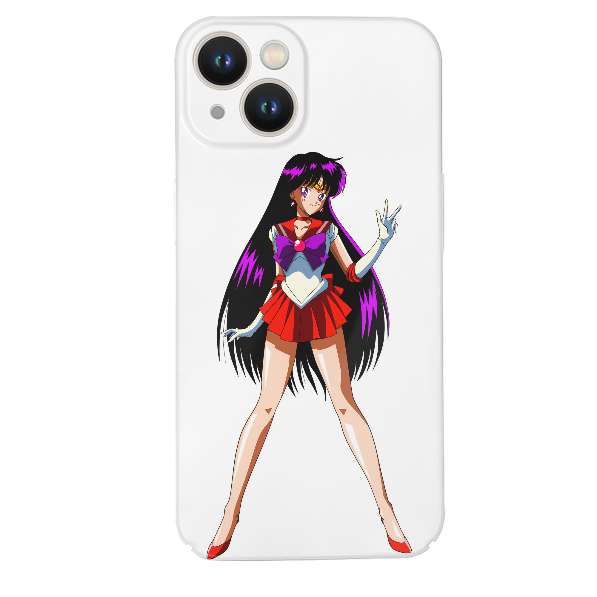 （画像用） 美少女戦士セーラームーン 火野レイ ひの レイ Sailor Moon Hino Rei （セーラーマーズ,Sailor Mars） 【iPhone 14シリーズ対応】ハードケース