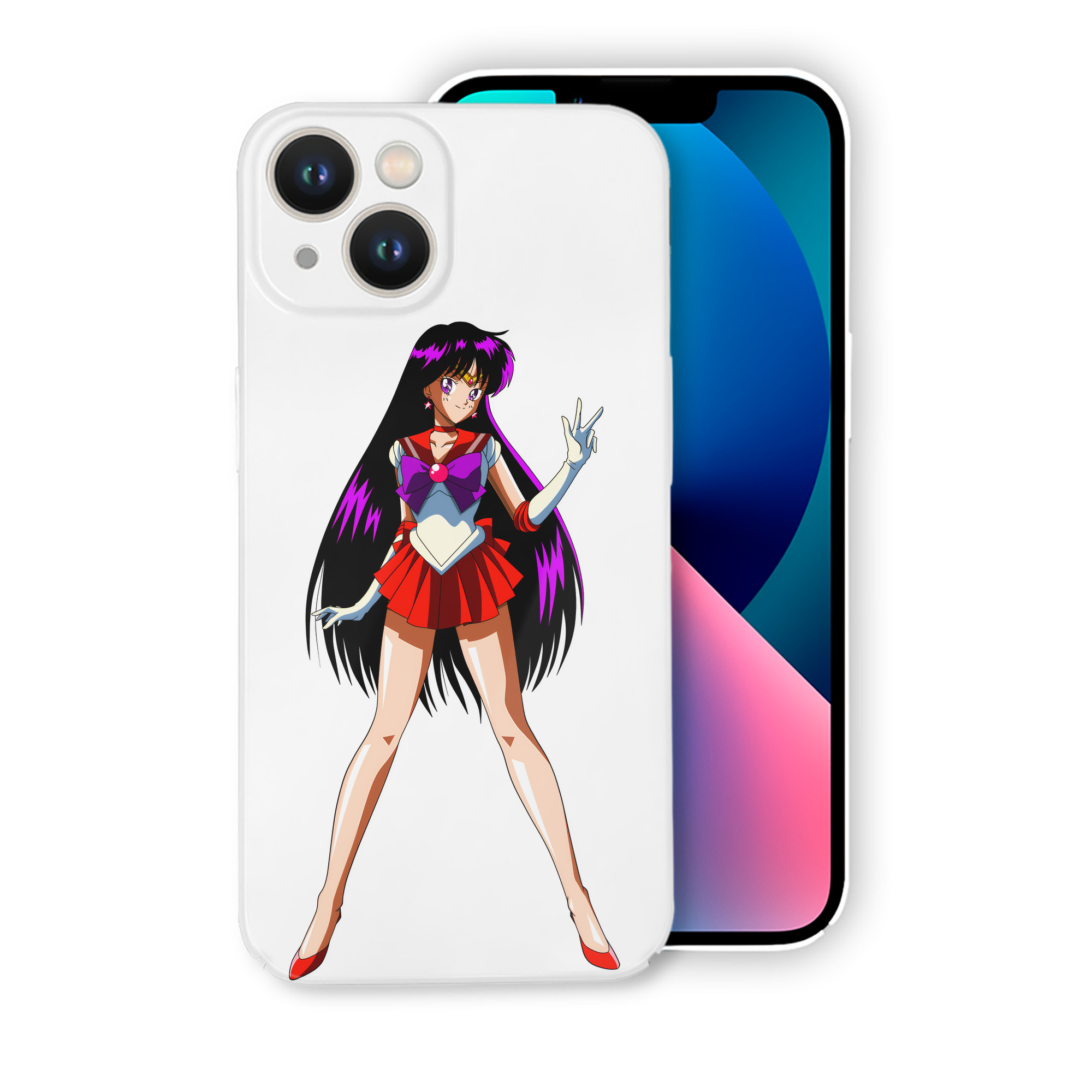 （画像用） 美少女戦士セーラームーン 火野レイ ひの レイ Sailor Moon Hino Rei （セーラーマーズ,Sailor Mars） 【iPhone 14シリーズ対応】ハードケース