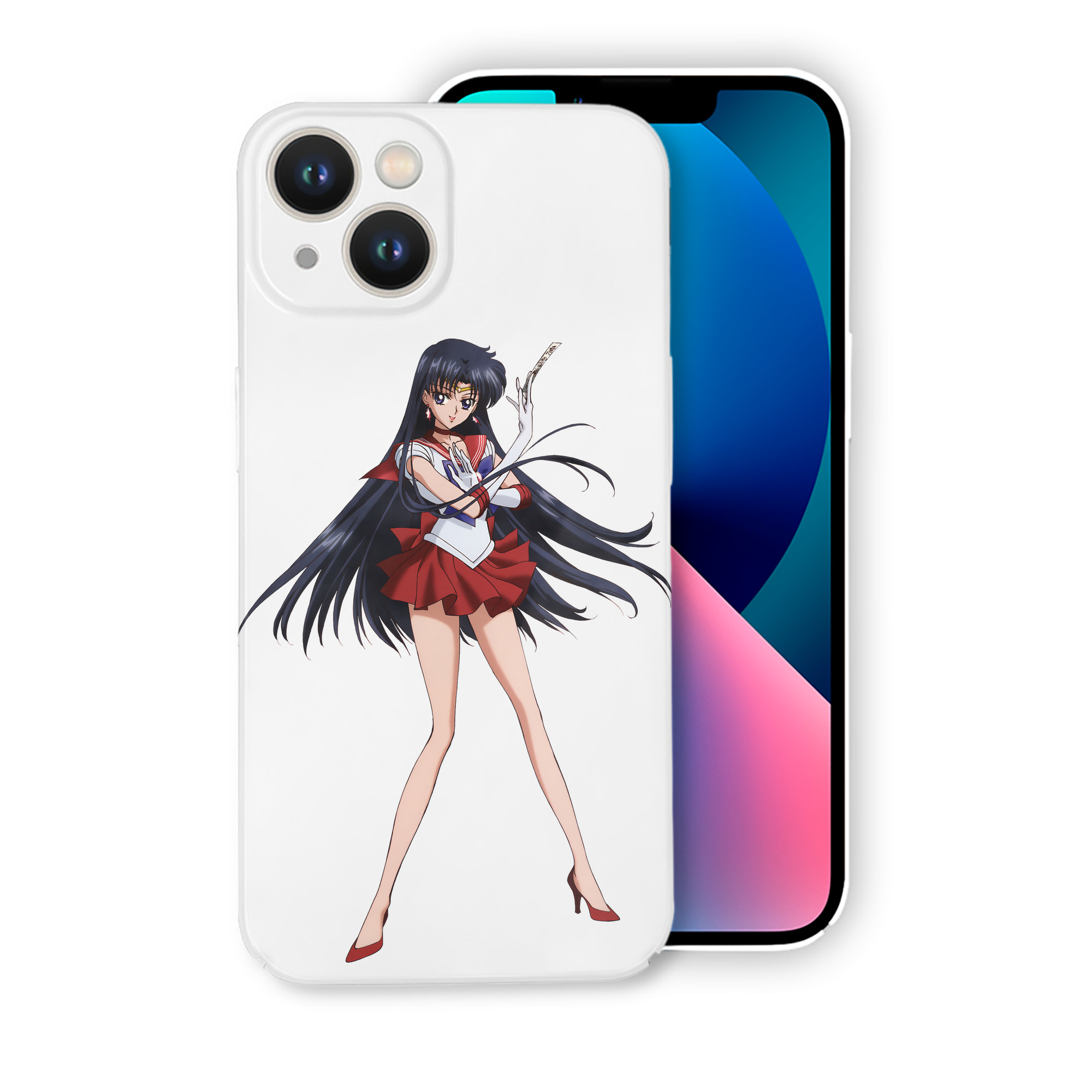 （画像用） 美少女戦士セーラームーン 火野レイ ひの レイ Sailor Moon Hino Rei （セーラーマーズ,Sailor Mars） 【iPhone 14シリーズ対応】ハードケース