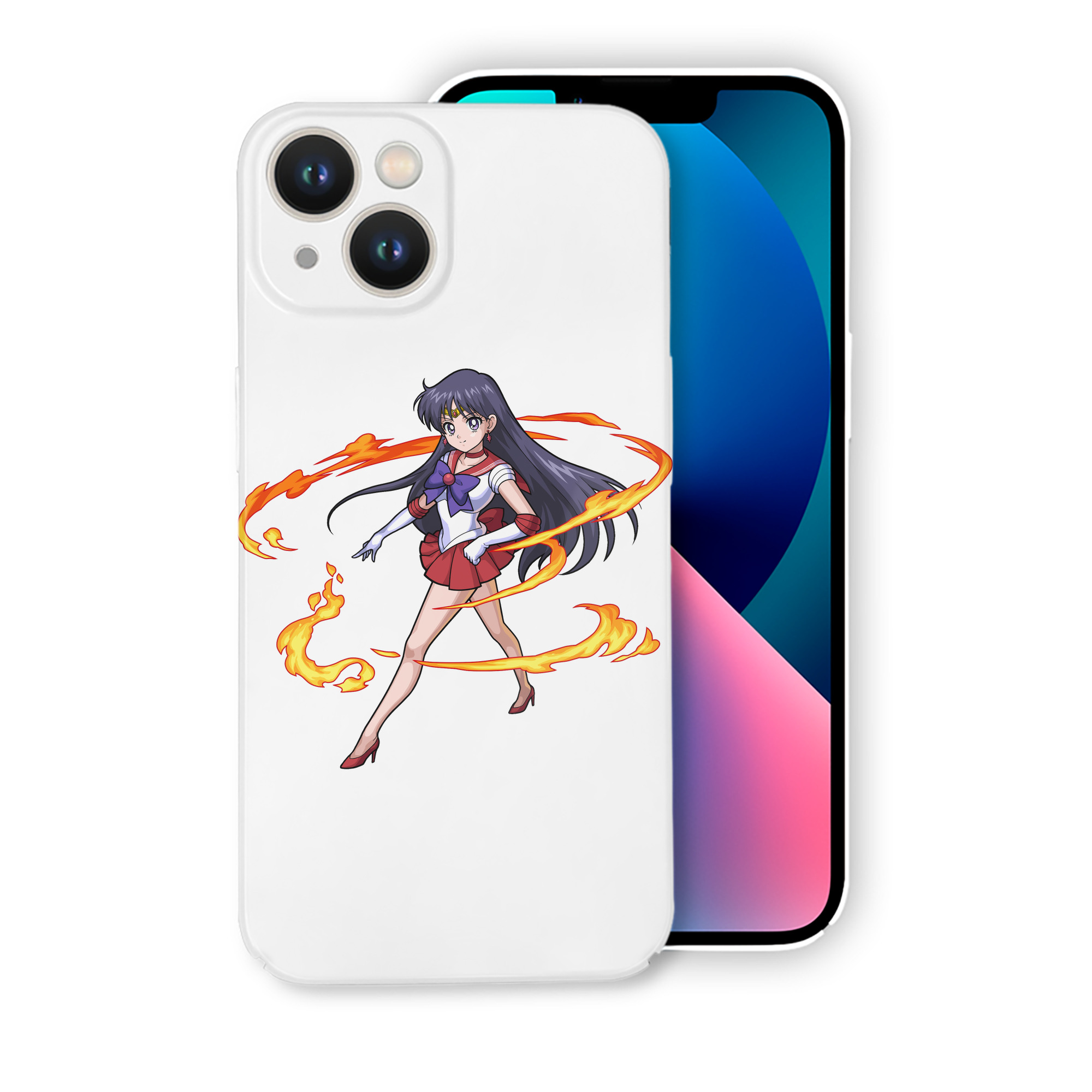 （画像用） 美少女戦士セーラームーン 火野レイ ひの レイ Sailor Moon Hino Rei （セーラーマーズ,Sailor Mars） 【iPhone 14シリーズ対応】ハードケース