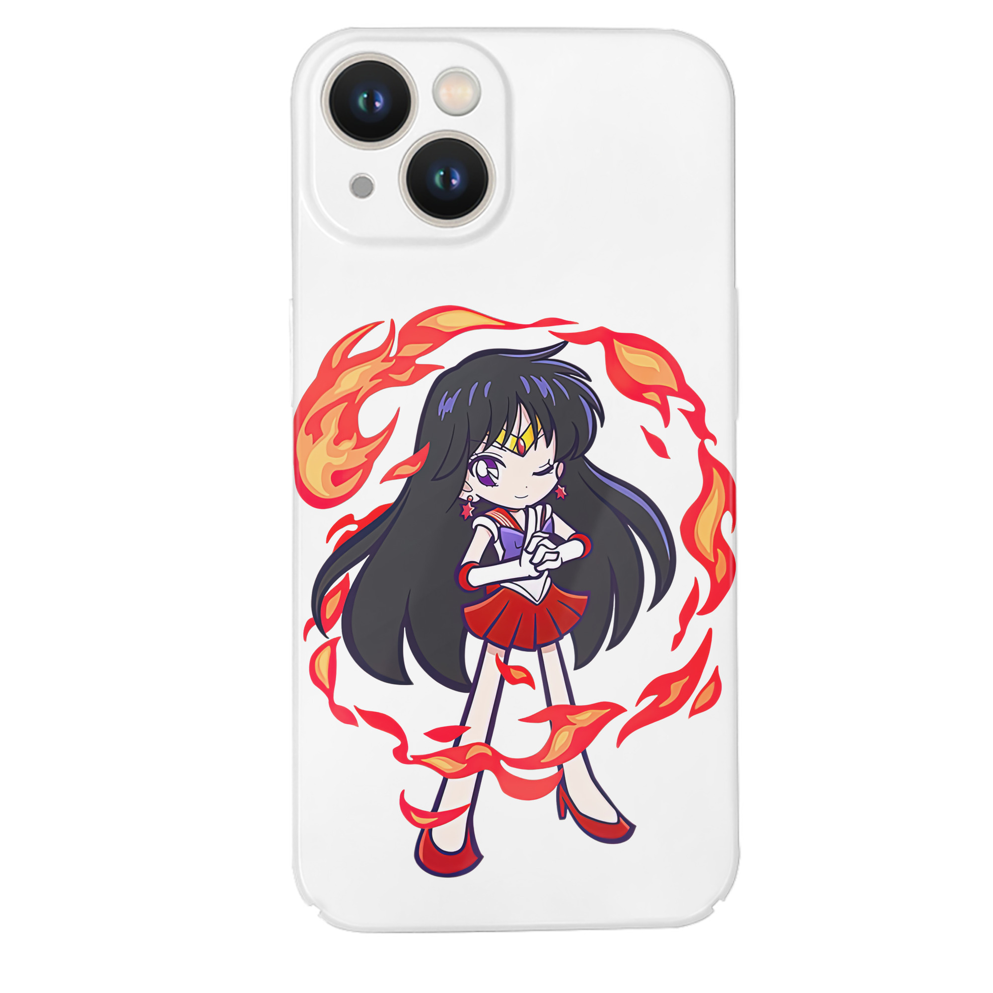 （画像用） 美少女戦士セーラームーン 火野レイ ひの レイ Sailor Moon Hino Rei （セーラーマーズ,Sailor Mars） 【iPhone 14シリーズ対応】ハードケース