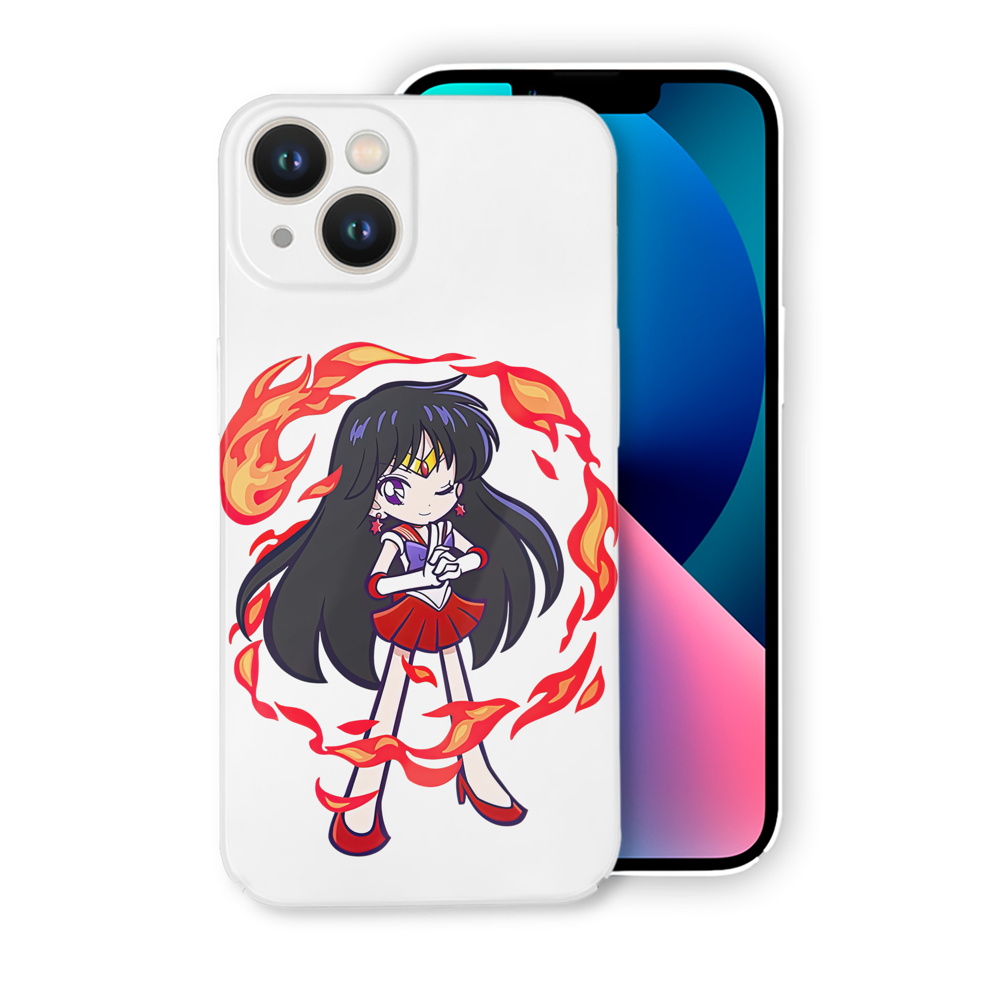 （画像用） 美少女戦士セーラームーン 火野レイ ひの レイ Sailor Moon Hino Rei （セーラーマーズ,Sailor Mars） 【iPhone 14シリーズ対応】ハードケース