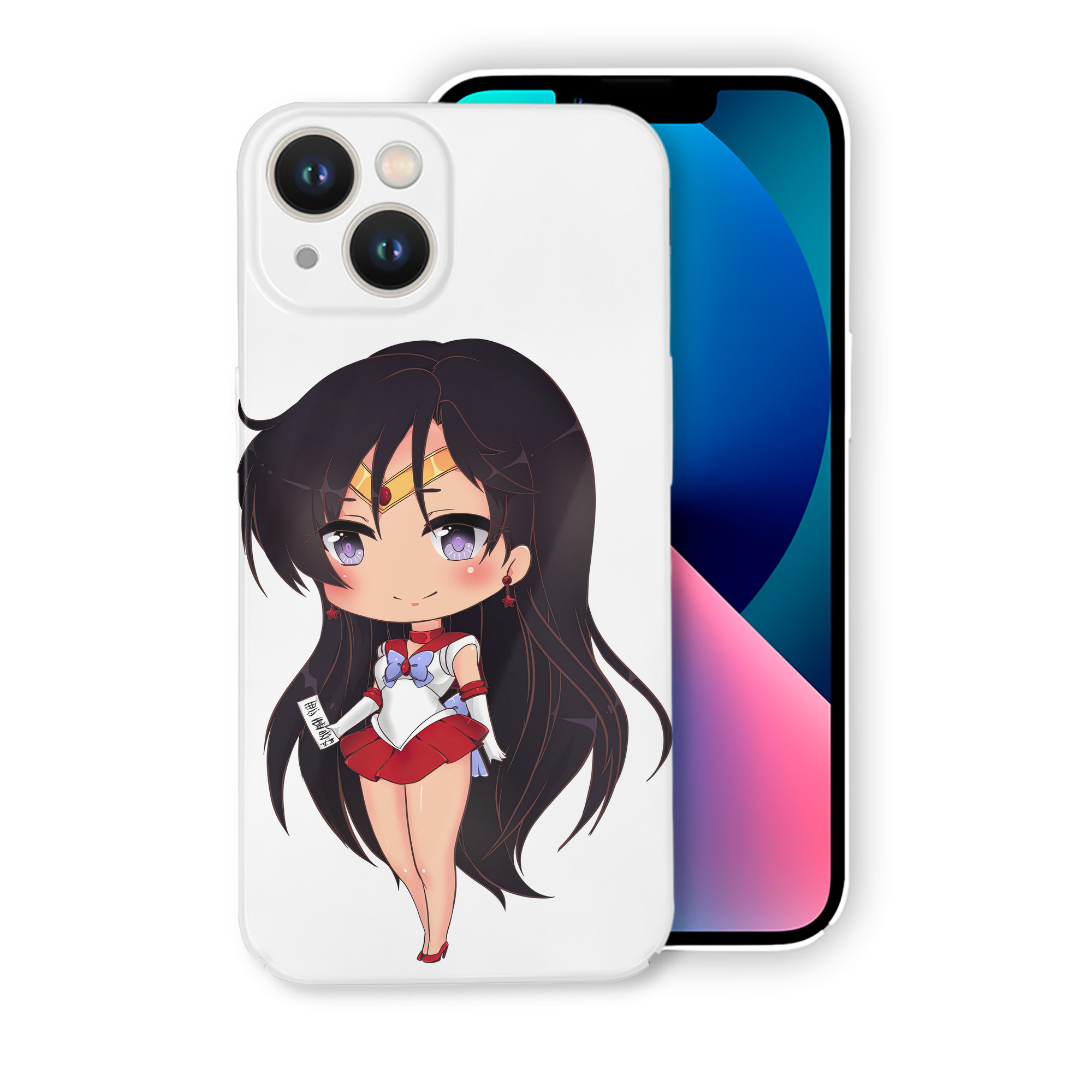 （画像用） 美少女戦士セーラームーン 火野レイ ひの レイ Sailor Moon Hino Rei （セーラーマーズ,Sailor Mars） 【iPhone 14シリーズ対応】ハードケース