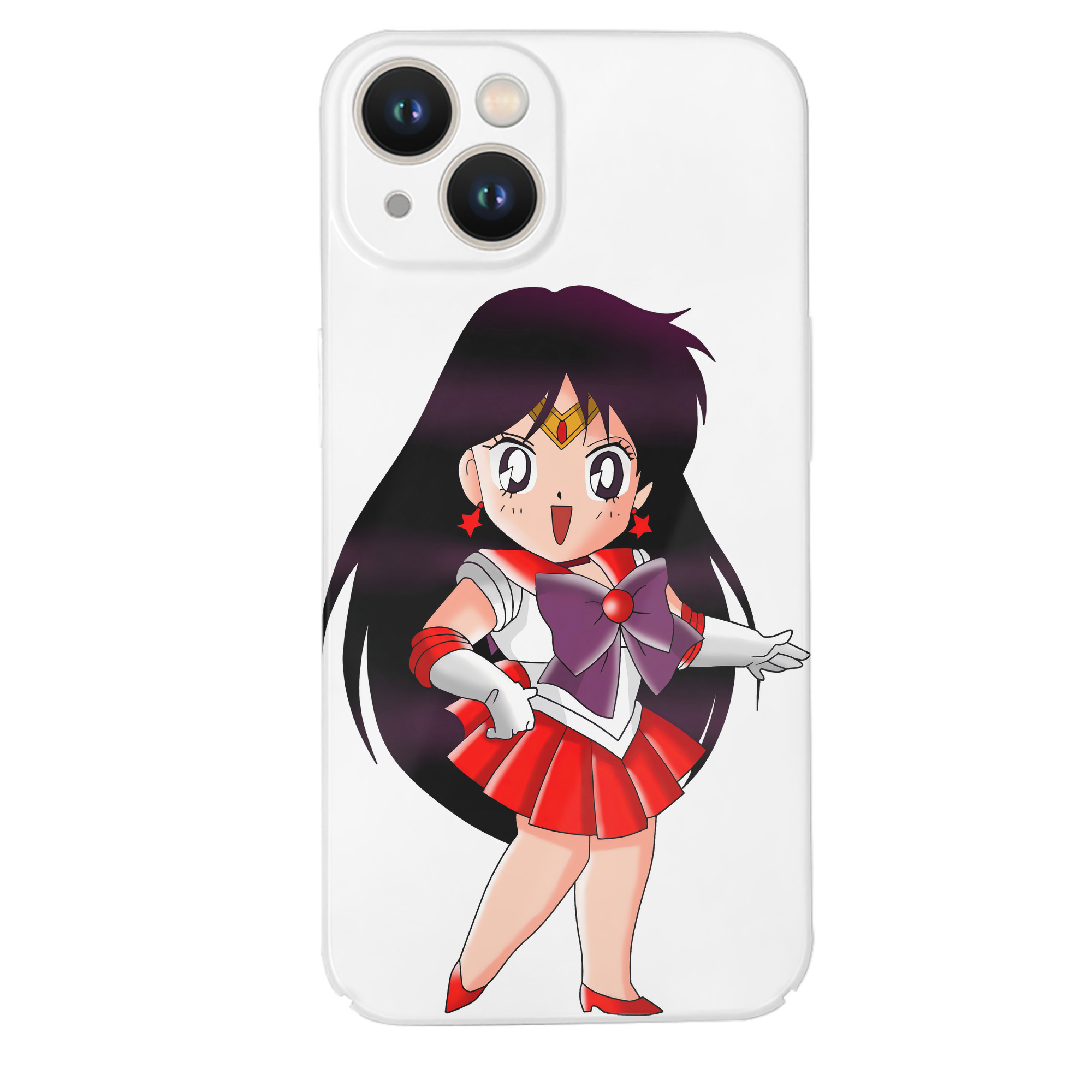 （画像用） 美少女戦士セーラームーン 火野レイ ひの レイ Sailor Moon Hino Rei （セーラーマーズ,Sailor Mars） 【iPhone 14シリーズ対応】ハードケース