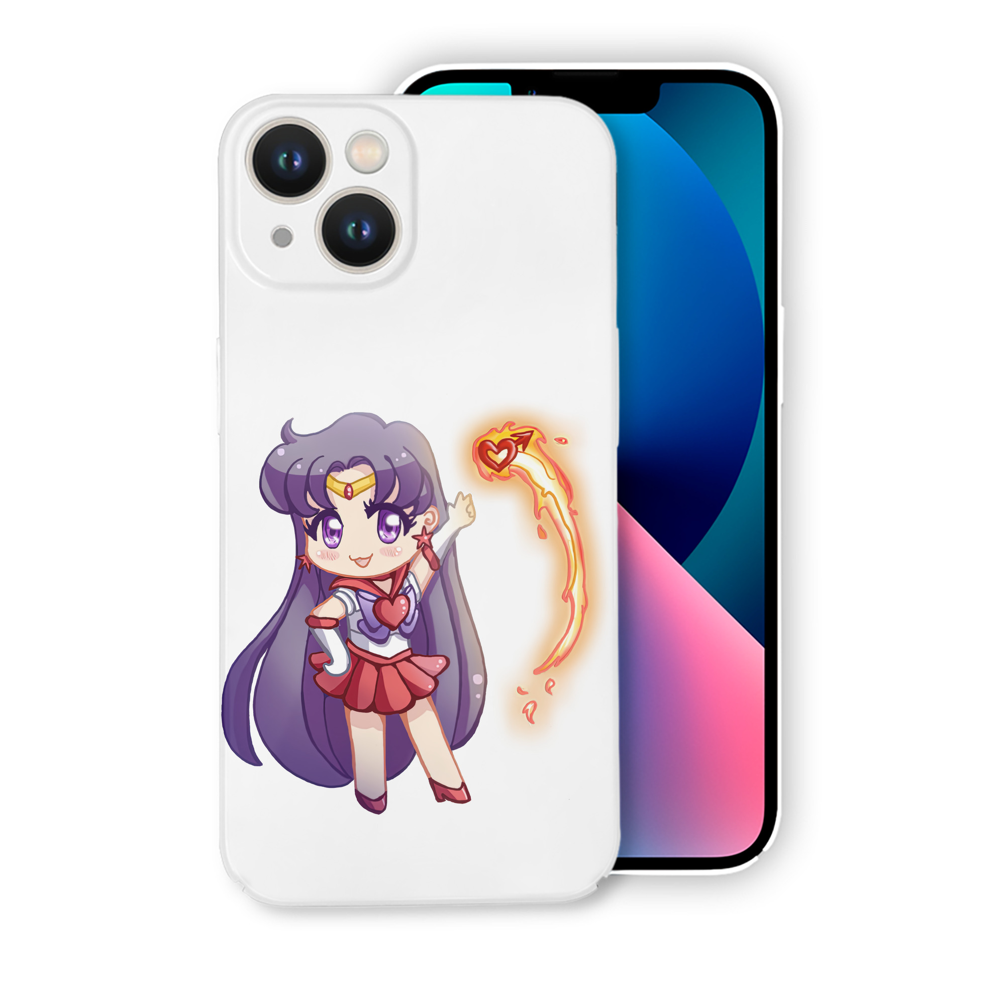 （画像用） 美少女戦士セーラームーン 火野レイ ひの レイ Sailor Moon Hino Rei （セーラーマーズ,Sailor Mars） 【iPhone 14シリーズ対応】ハードケース