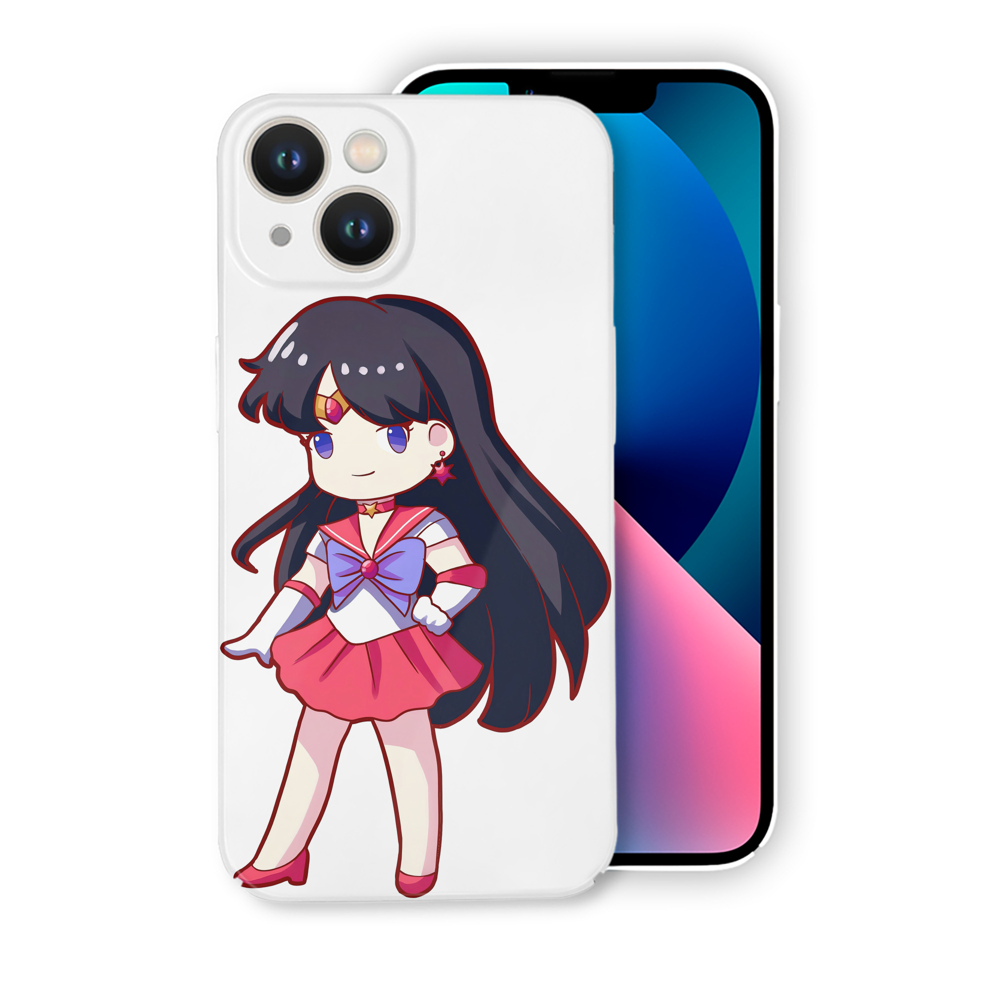 （画像用） 美少女戦士セーラームーン 火野レイ ひの レイ Sailor Moon Hino Rei （セーラーマーズ,Sailor Mars） 【iPhone 14シリーズ対応】ハードケース