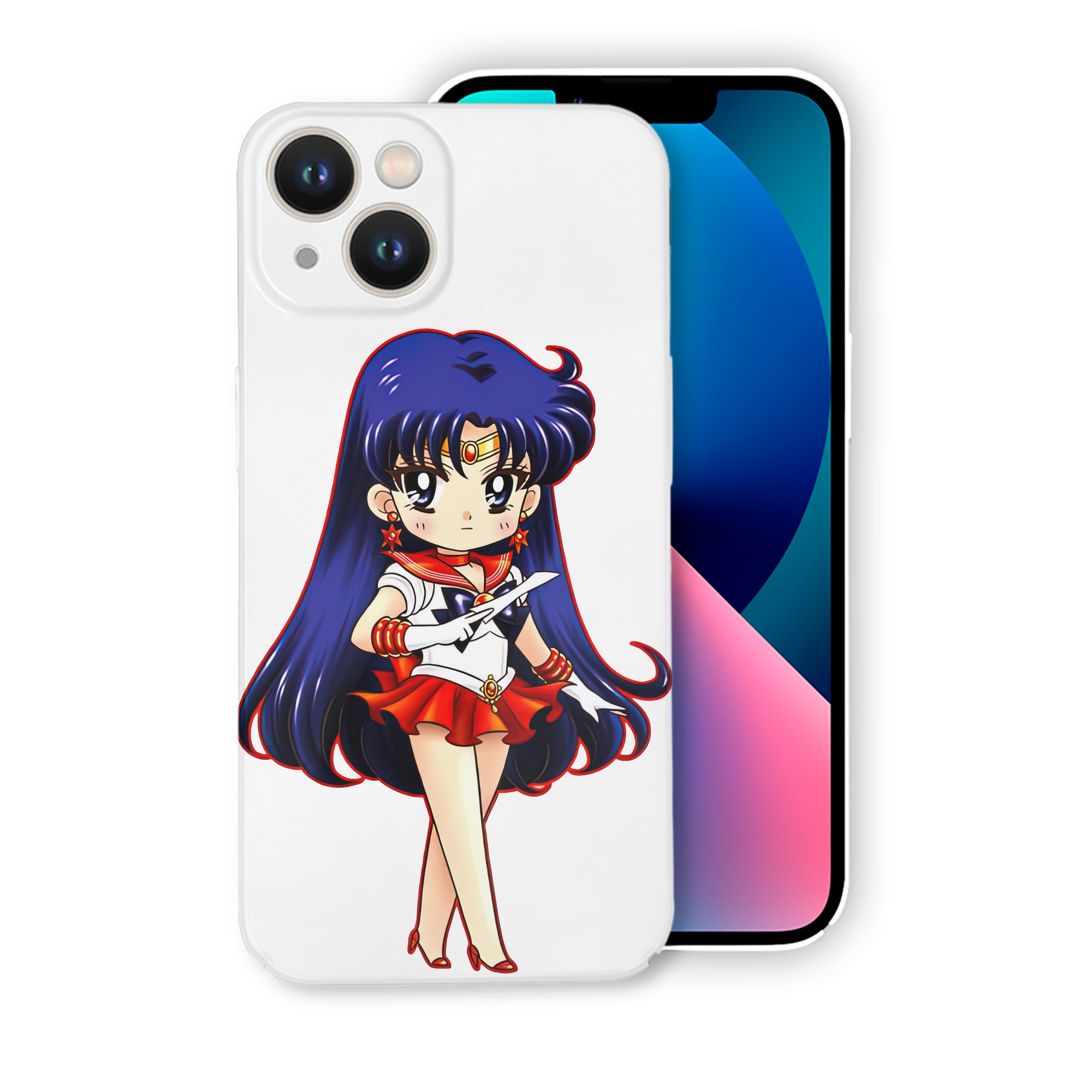 （画像用） 美少女戦士セーラームーン 火野レイ ひの レイ Sailor Moon Hino Rei （セーラーマーズ,Sailor Mars） 【iPhone 14シリーズ対応】ハードケース