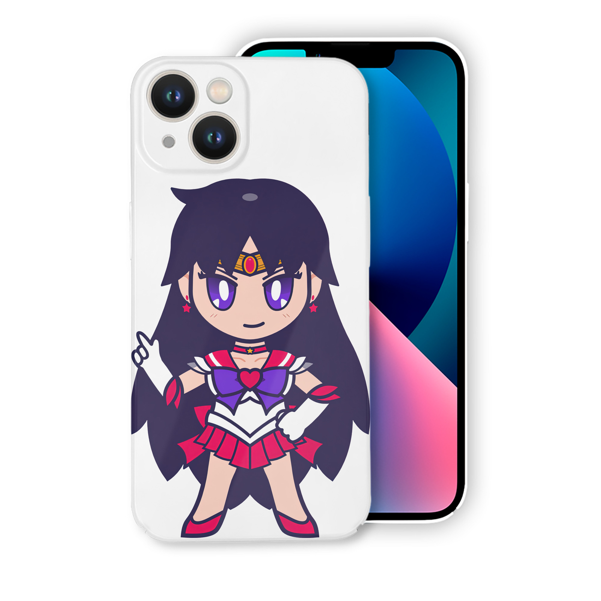（画像用） 美少女戦士セーラームーン 火野レイ ひの レイ Sailor Moon Hino Rei （セーラーマーズ,Sailor Mars） 【iPhone 14シリーズ対応】ハードケース