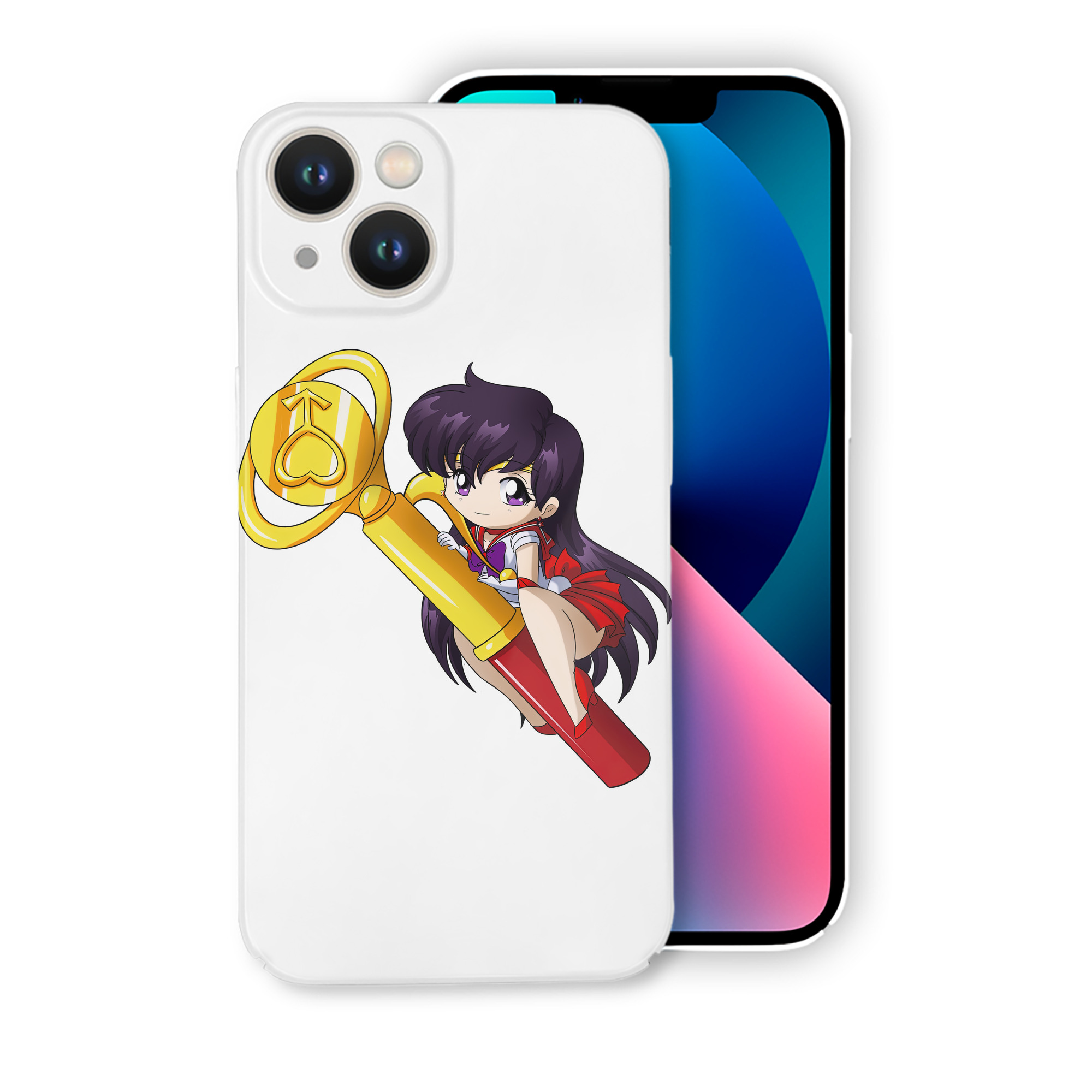 （画像用） 美少女戦士セーラームーン 火野レイ ひの レイ Sailor Moon Hino Rei （セーラーマーズ,Sailor Mars） 【iPhone 14シリーズ対応】ハードケース