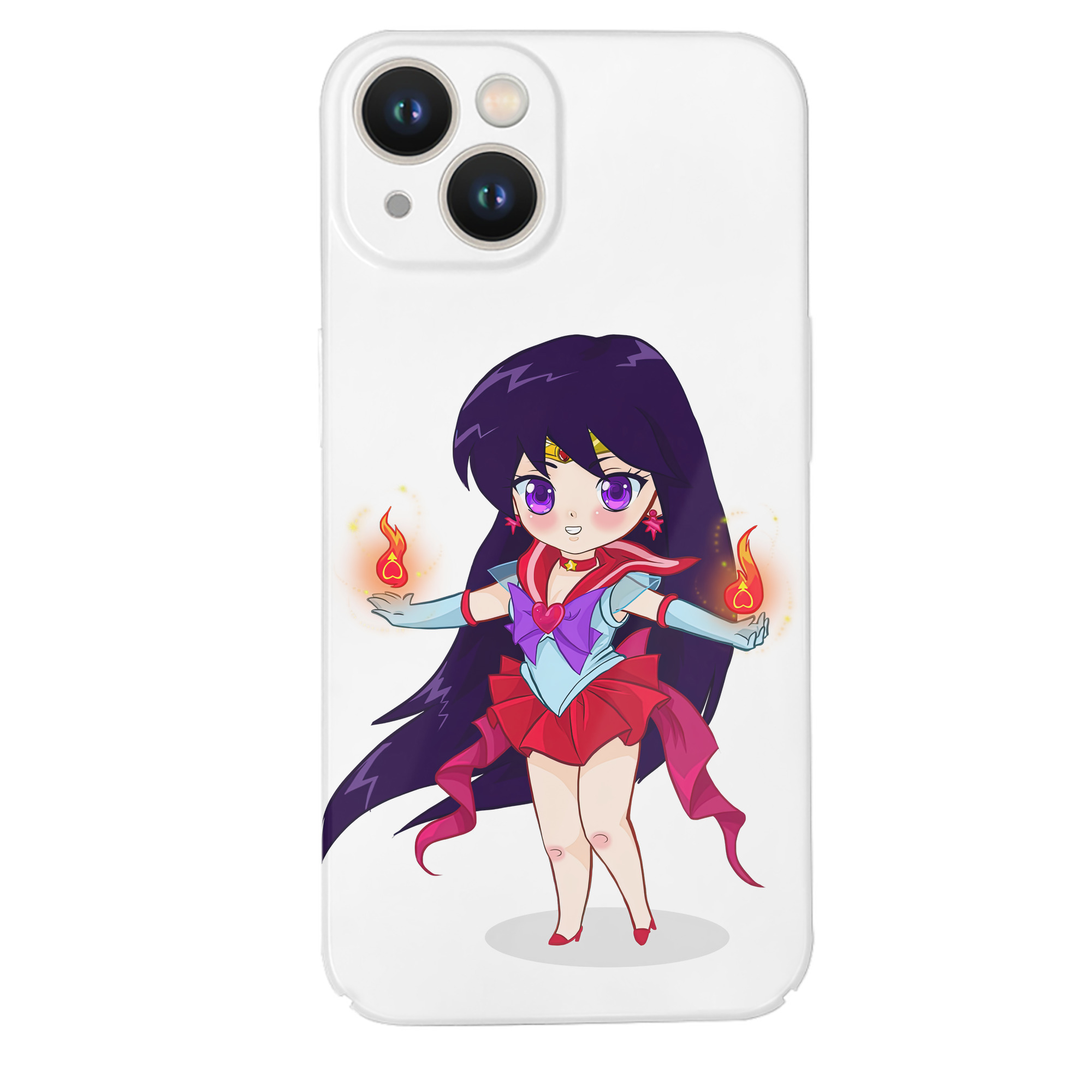 （画像用） 美少女戦士セーラームーン 火野レイ ひの レイ Sailor Moon Hino Rei （セーラーマーズ,Sailor Mars） 【iPhone 14シリーズ対応】ハードケース