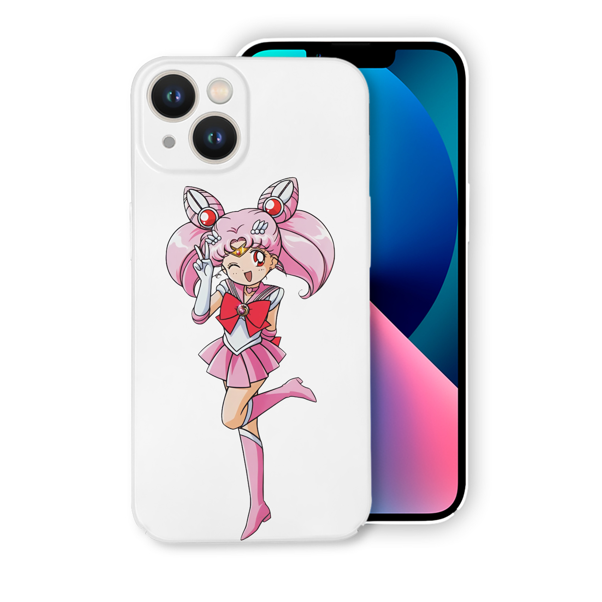 （画像用） 美少女戦士セーラームーン ちびうさ Sailor Moon Chibiusa Tsukino Usagi Small Lady Serenity 【iPhone 14シリーズ対応】ハードケース