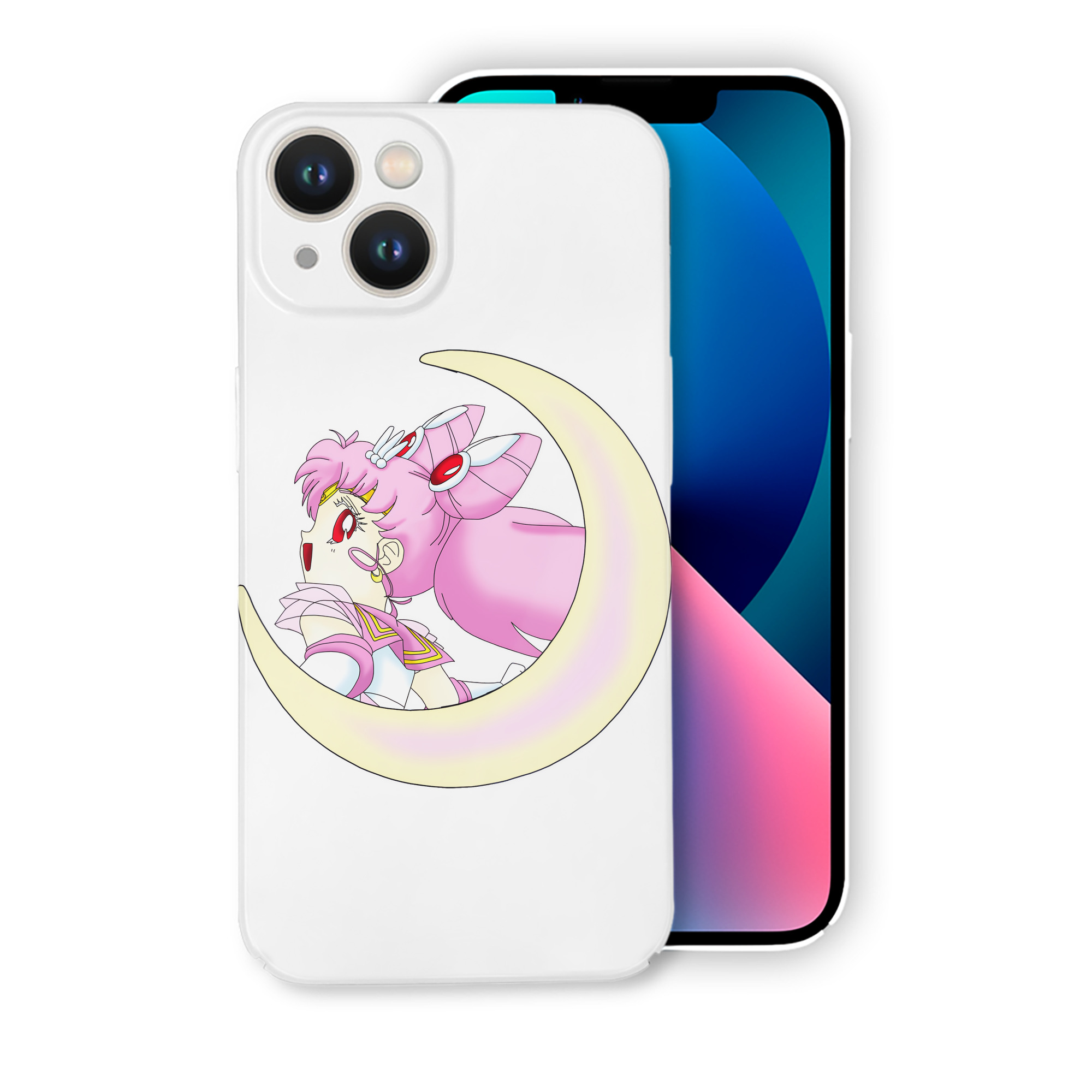 （画像用） 美少女戦士セーラームーン ちびうさ Sailor Moon Chibiusa Tsukino Usagi Small Lady Serenity 【iPhone 14シリーズ対応】ハードケース