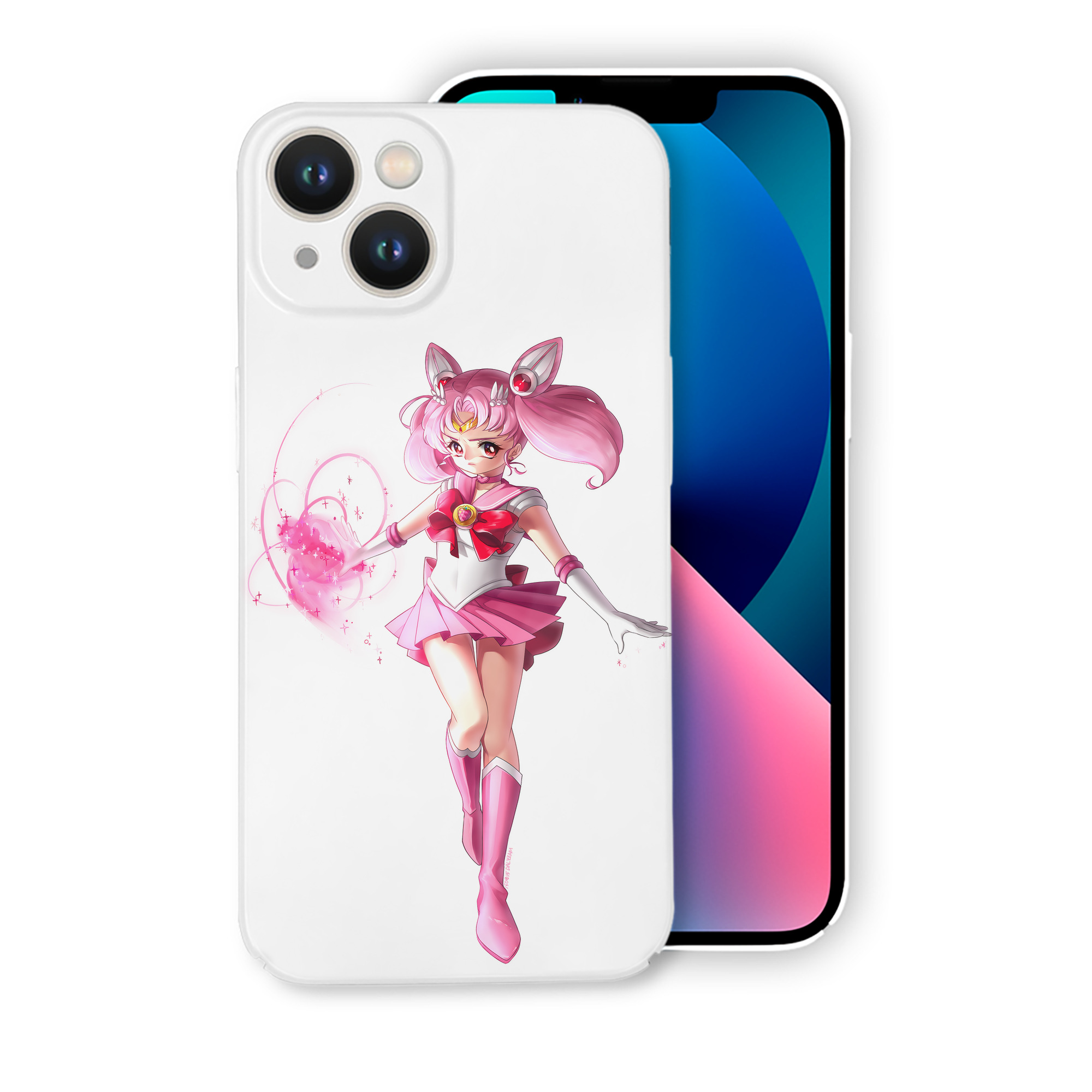 （画像用） 美少女戦士セーラームーン ちびうさ Sailor Moon Chibiusa Tsukino Usagi Small Lady Serenity 【iPhone 14シリーズ対応】ハードケース