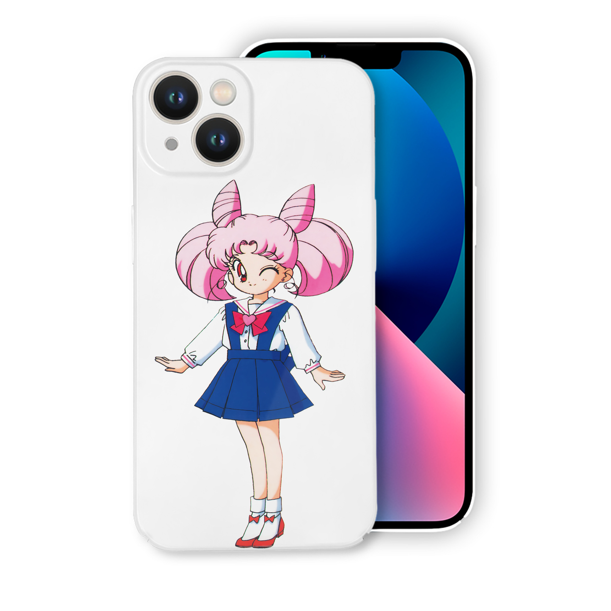 （画像用） 美少女戦士セーラームーン ちびうさ Sailor Moon Chibiusa Tsukino Usagi Small Lady Serenity 【iPhone 14シリーズ対応】ハードケース