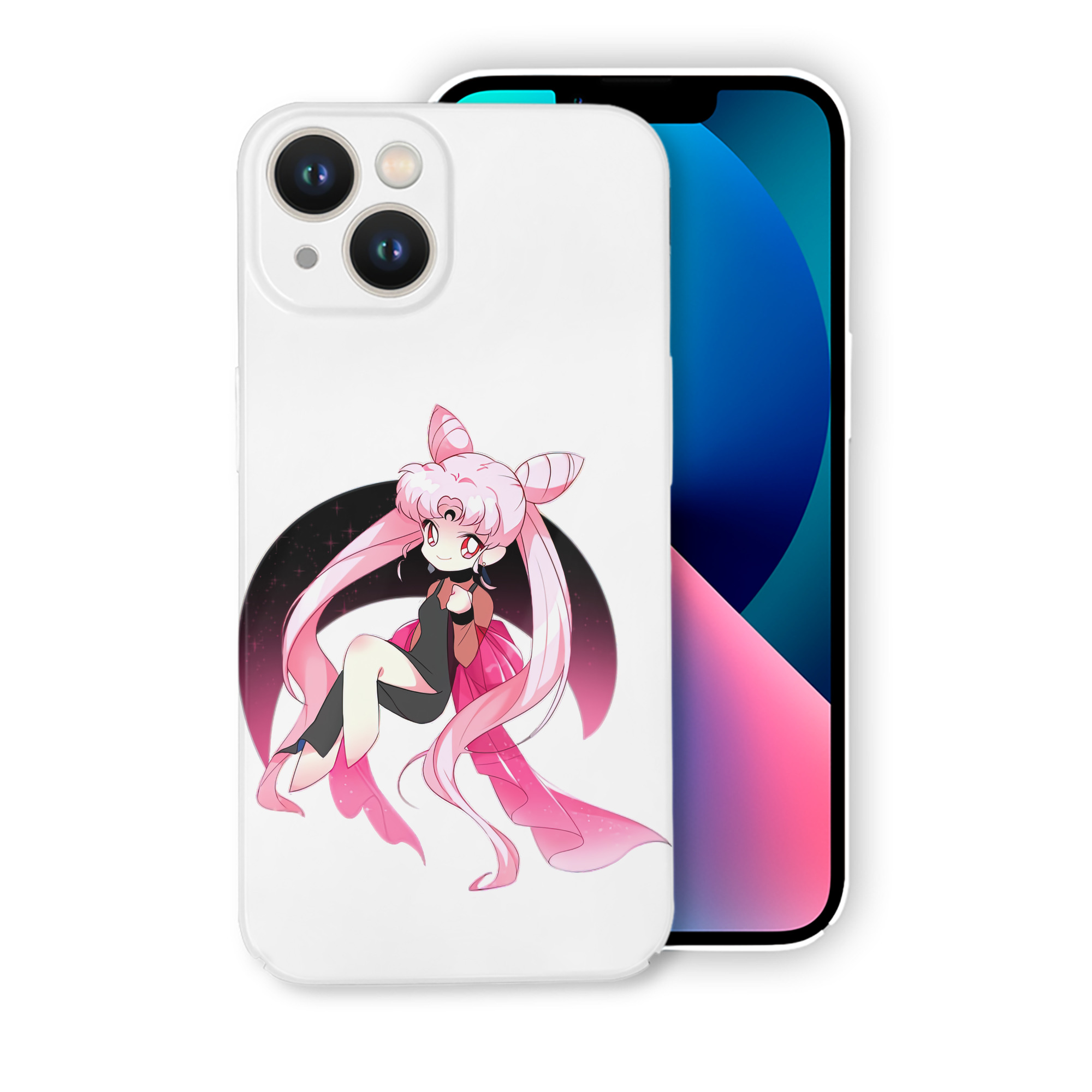（画像用） 美少女戦士セーラームーン ちびうさ Sailor Moon Chibiusa Tsukino Usagi Small Lady Serenity 【iPhone 14シリーズ対応】ハードケース