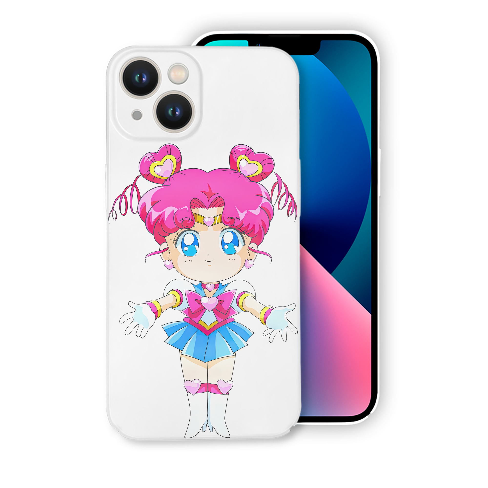 （画像用） 美少女戦士セーラームーン ちびうさ Sailor Moon Chibiusa Tsukino Usagi Small Lady Serenity 【iPhone 14シリーズ対応】ハードケース