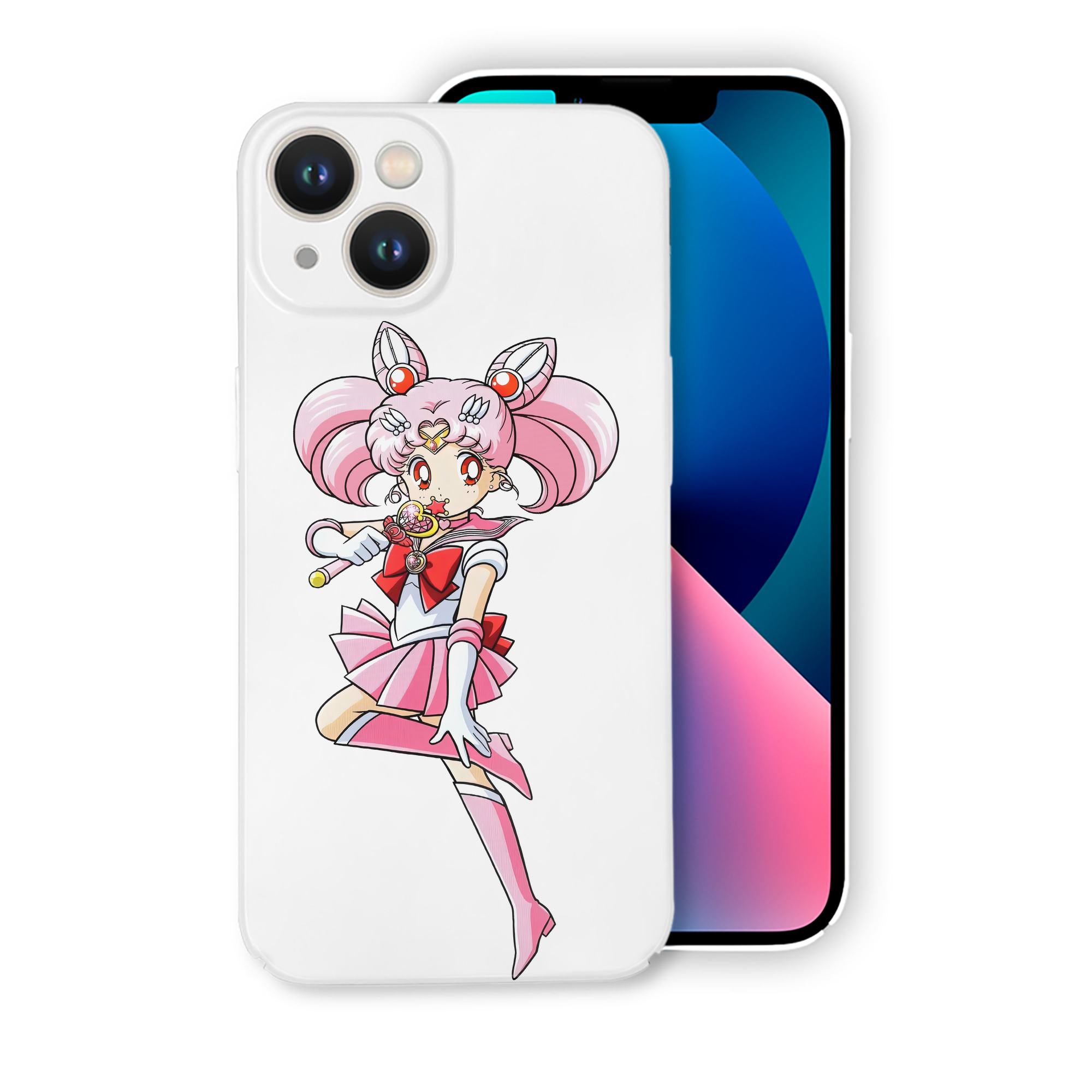 （画像用） 美少女戦士セーラームーン ちびうさ Sailor Moon Chibiusa Tsukino Usagi Small Lady Serenity 【iPhone 14シリーズ対応】ハードケース