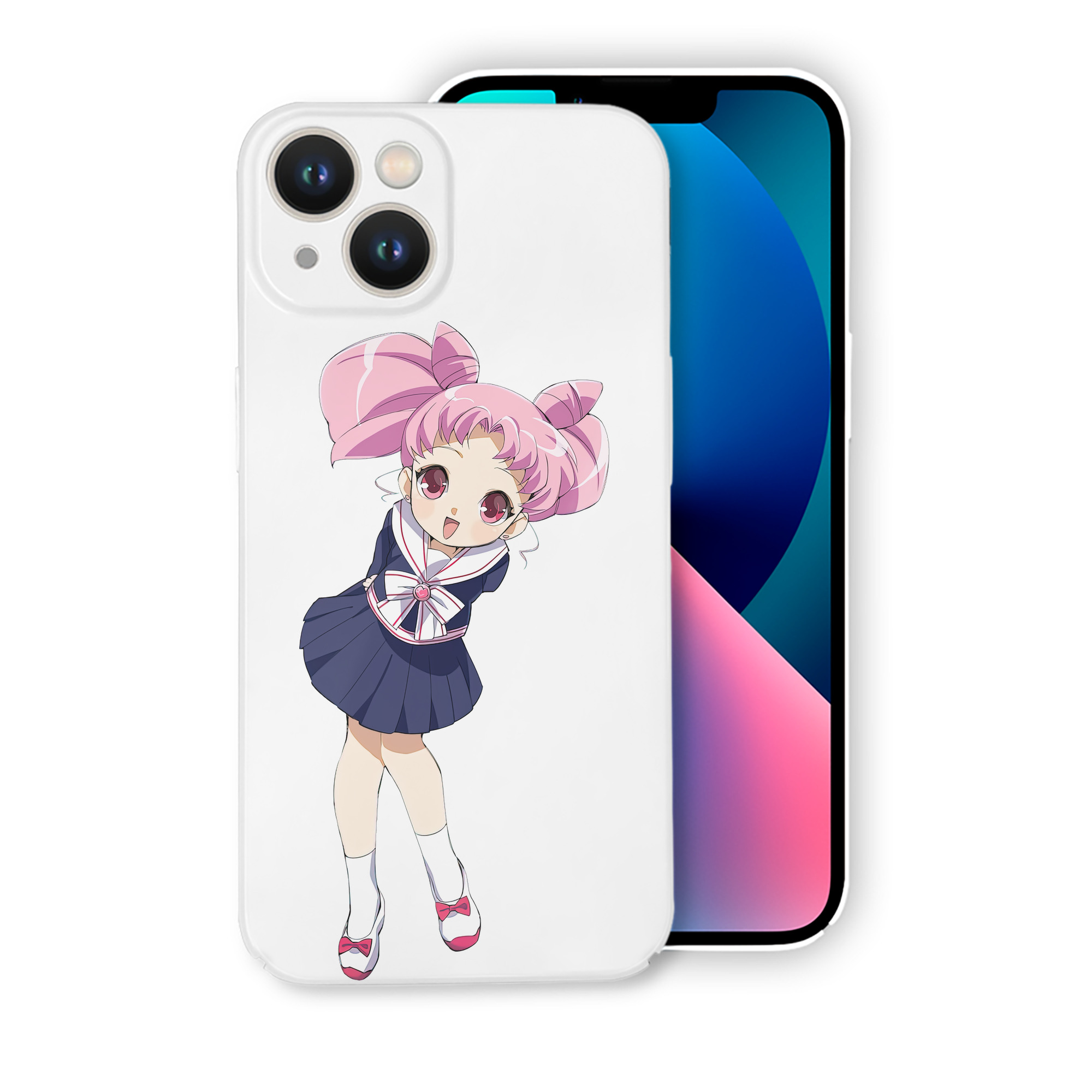 （画像用） 美少女戦士セーラームーン ちびうさ Sailor Moon Chibiusa Tsukino Usagi Small Lady Serenity 【iPhone 14シリーズ対応】ハードケース