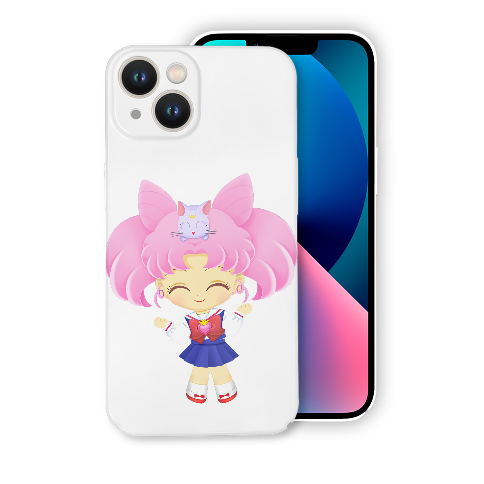（画像用） 美少女戦士セーラームーン ちびうさ Sailor Moon Chibiusa Tsukino Usagi Small Lady Serenity 【iPhone 14シリーズ対応】ハードケース