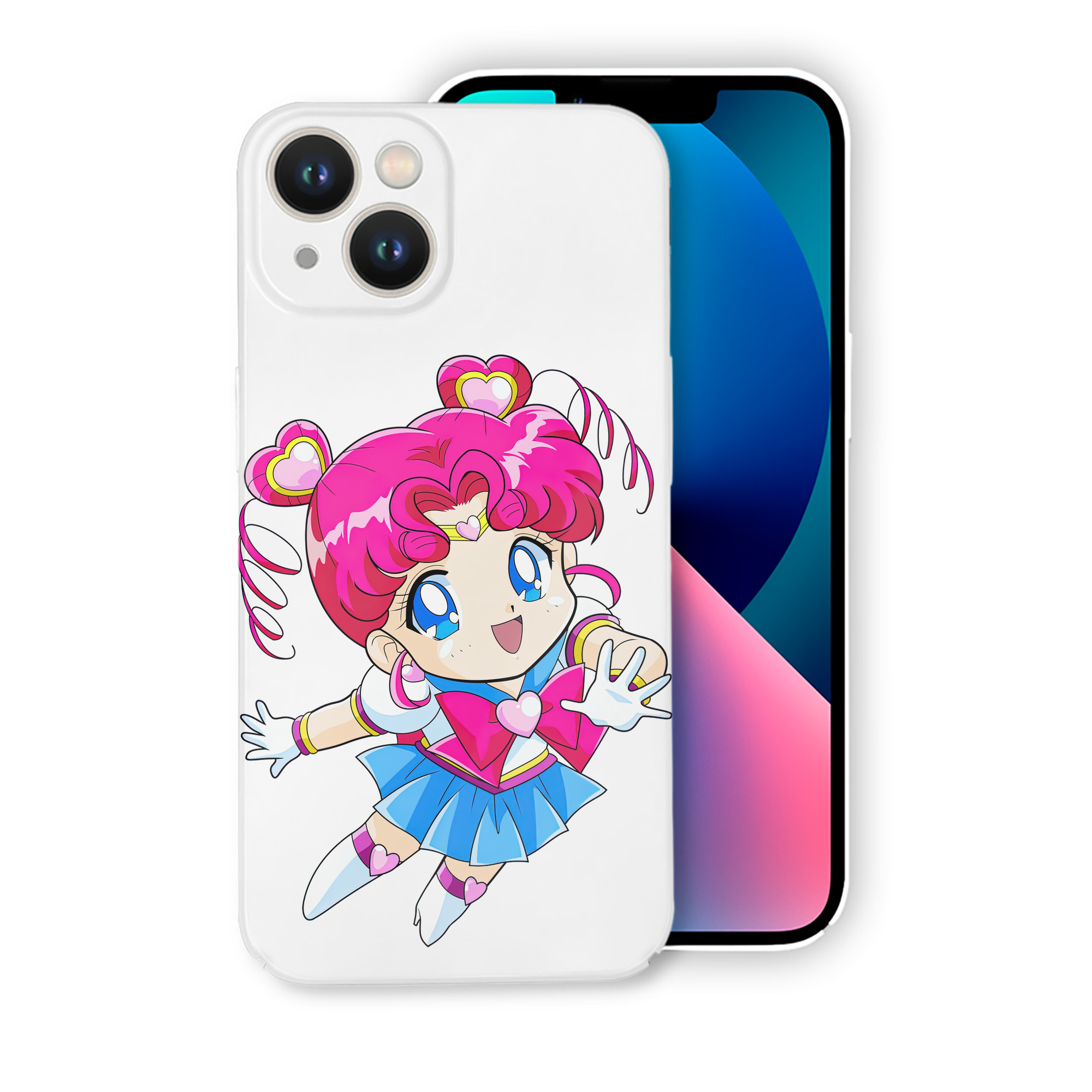 （画像用） 美少女戦士セーラームーン ちびうさ Sailor Moon Chibiusa Tsukino Usagi Small Lady Serenity 【iPhone 14シリーズ対応】ハードケース
