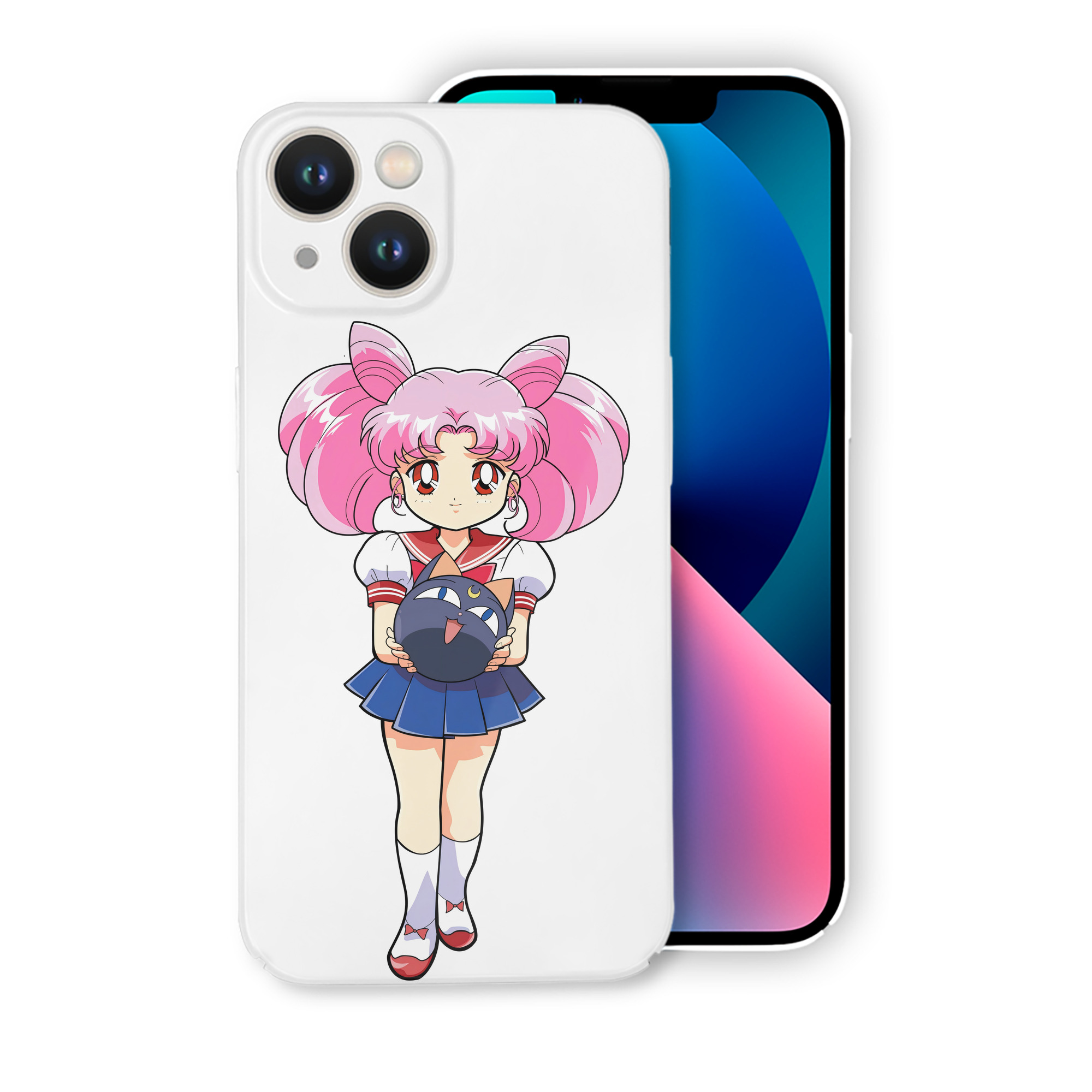 （画像用） 美少女戦士セーラームーン ちびうさ Sailor Moon Chibiusa Tsukino Usagi Small Lady Serenity 【iPhone 14シリーズ対応】ハードケース