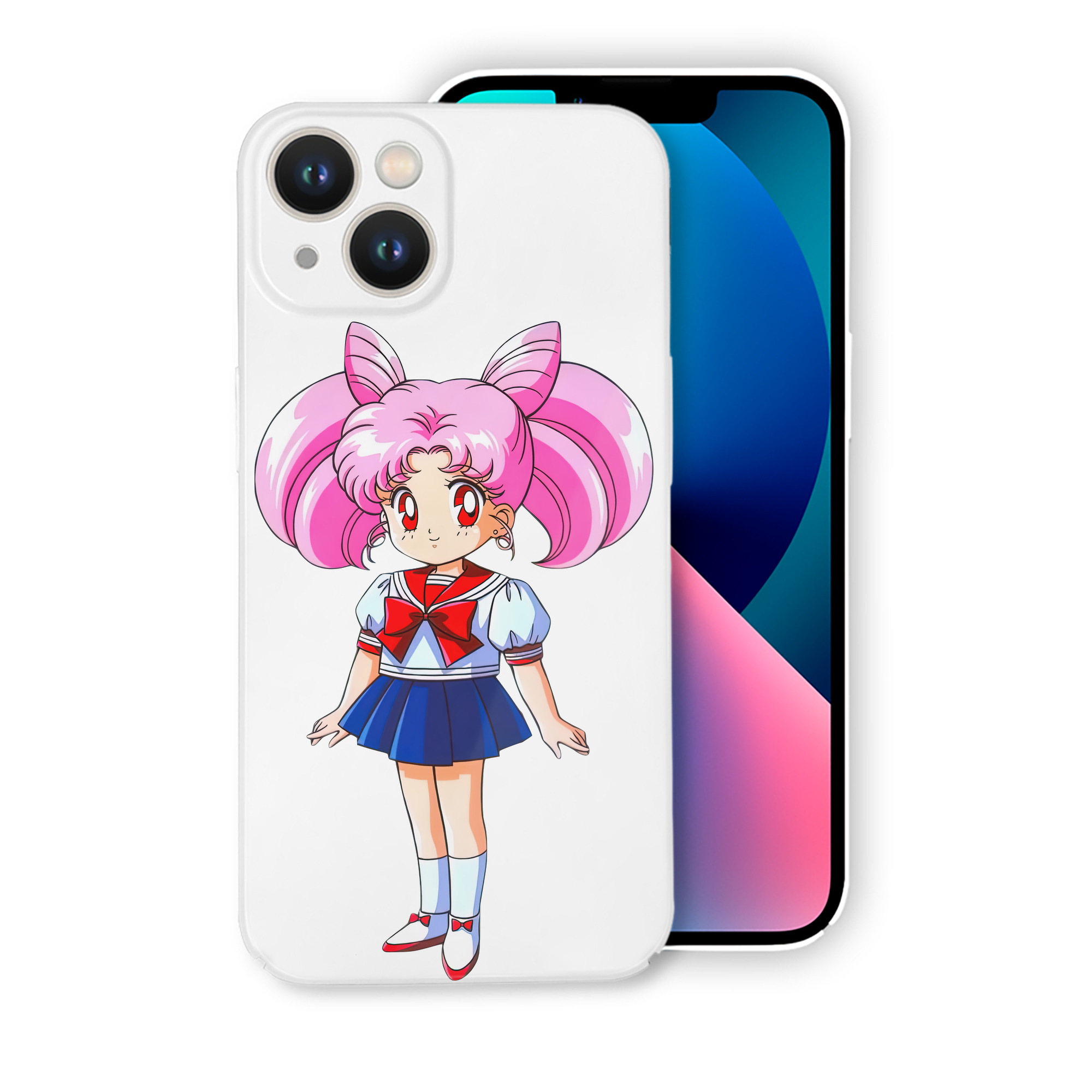 （画像用） 美少女戦士セーラームーン ちびうさ Sailor Moon Chibiusa Tsukino Usagi Small Lady Serenity 【iPhone 14シリーズ対応】ハードケース
