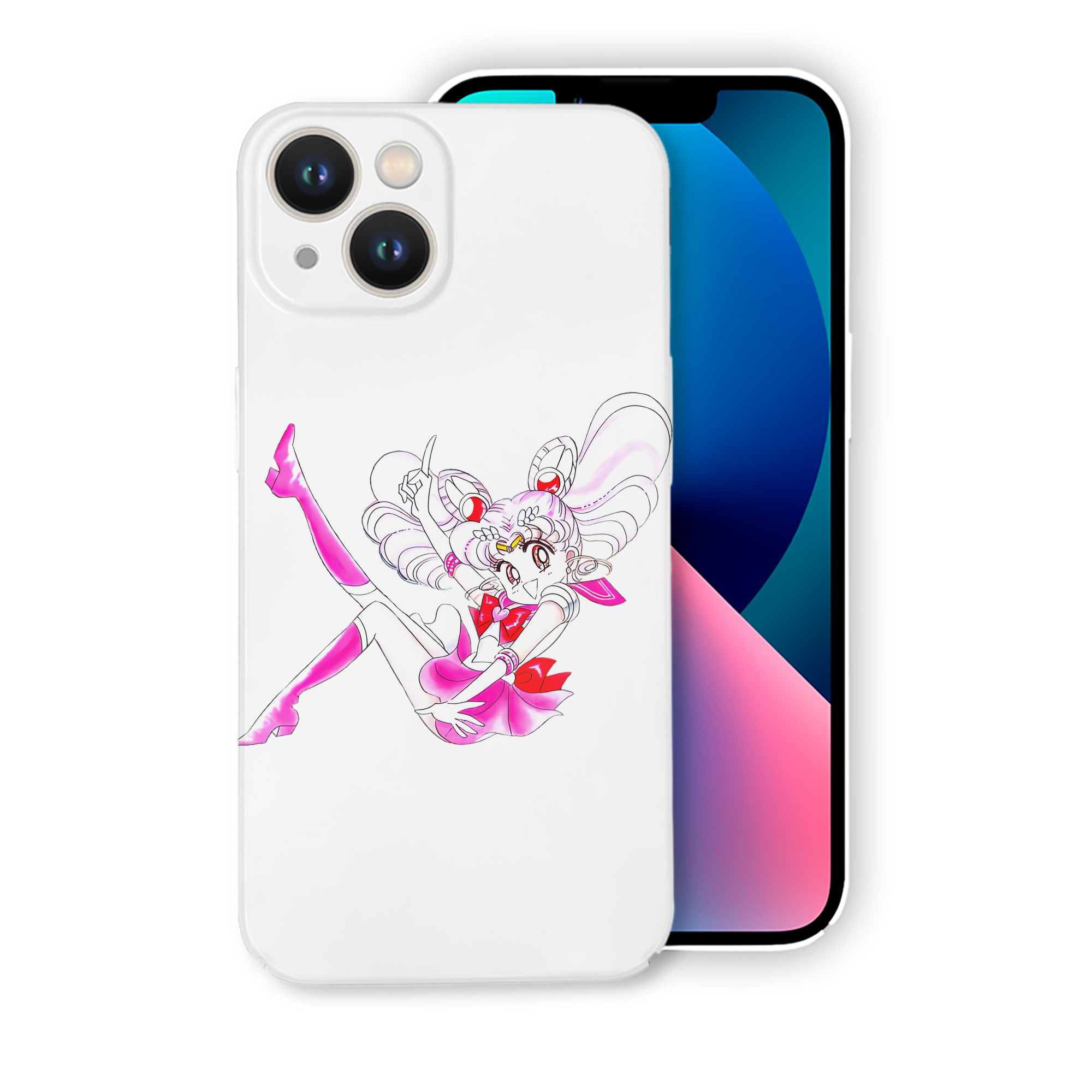 （画像用） 美少女戦士セーラームーン ちびうさ Sailor Moon Chibiusa Tsukino Usagi Small Lady Serenity 【iPhone 14シリーズ対応】ハードケース