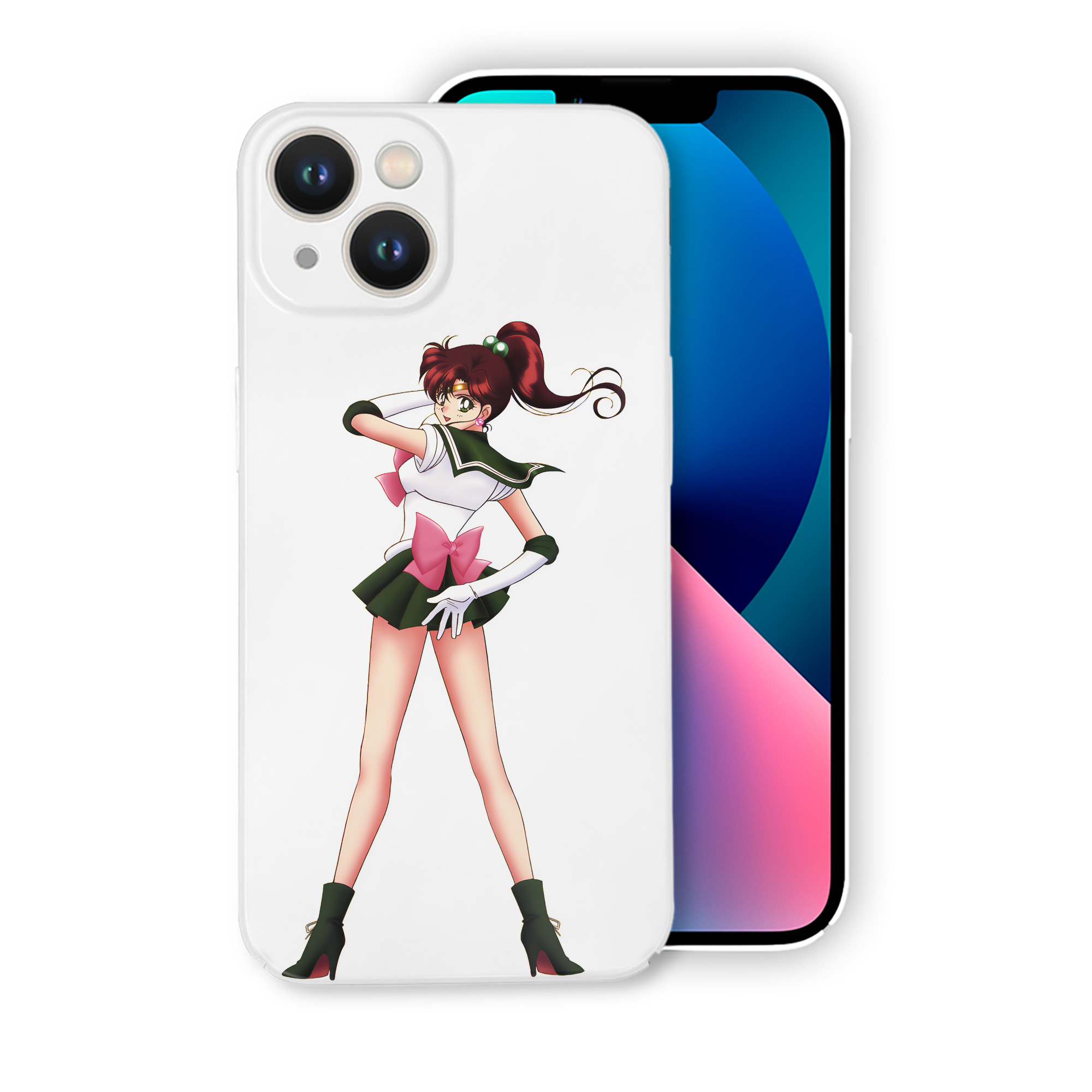 （画像用） 美少女戦士セーラームーン 木野 まこと きの まこと Sailor Moon Kino Makoto （セーラージュピター；Sailor Jupiter） 【iPhone 14シリーズ対応】ハードケース