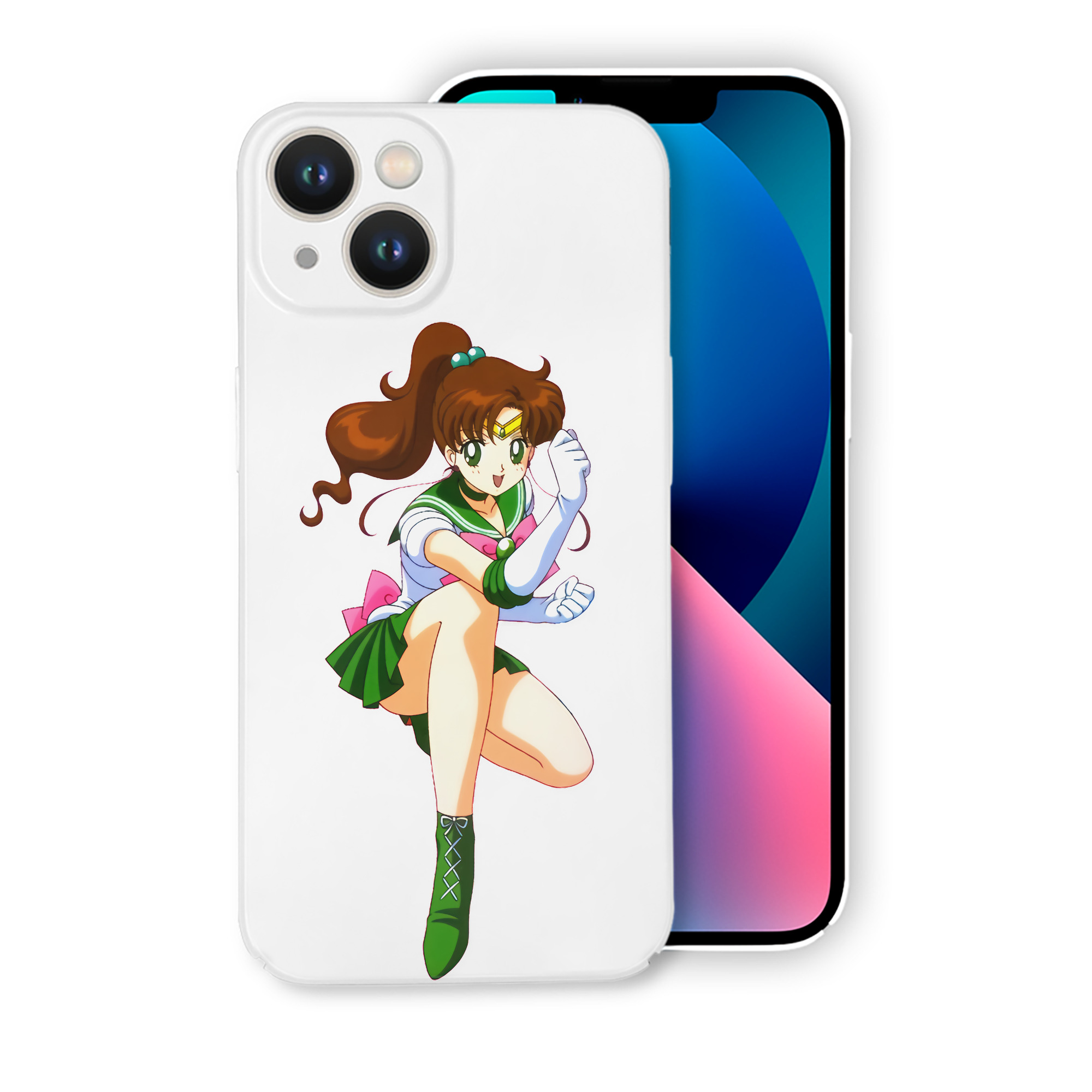 （画像用） 美少女戦士セーラームーン 木野 まこと きの まこと Sailor Moon Kino Makoto （セーラージュピター；Sailor Jupiter） 【iPhone 14シリーズ対応】ハードケース