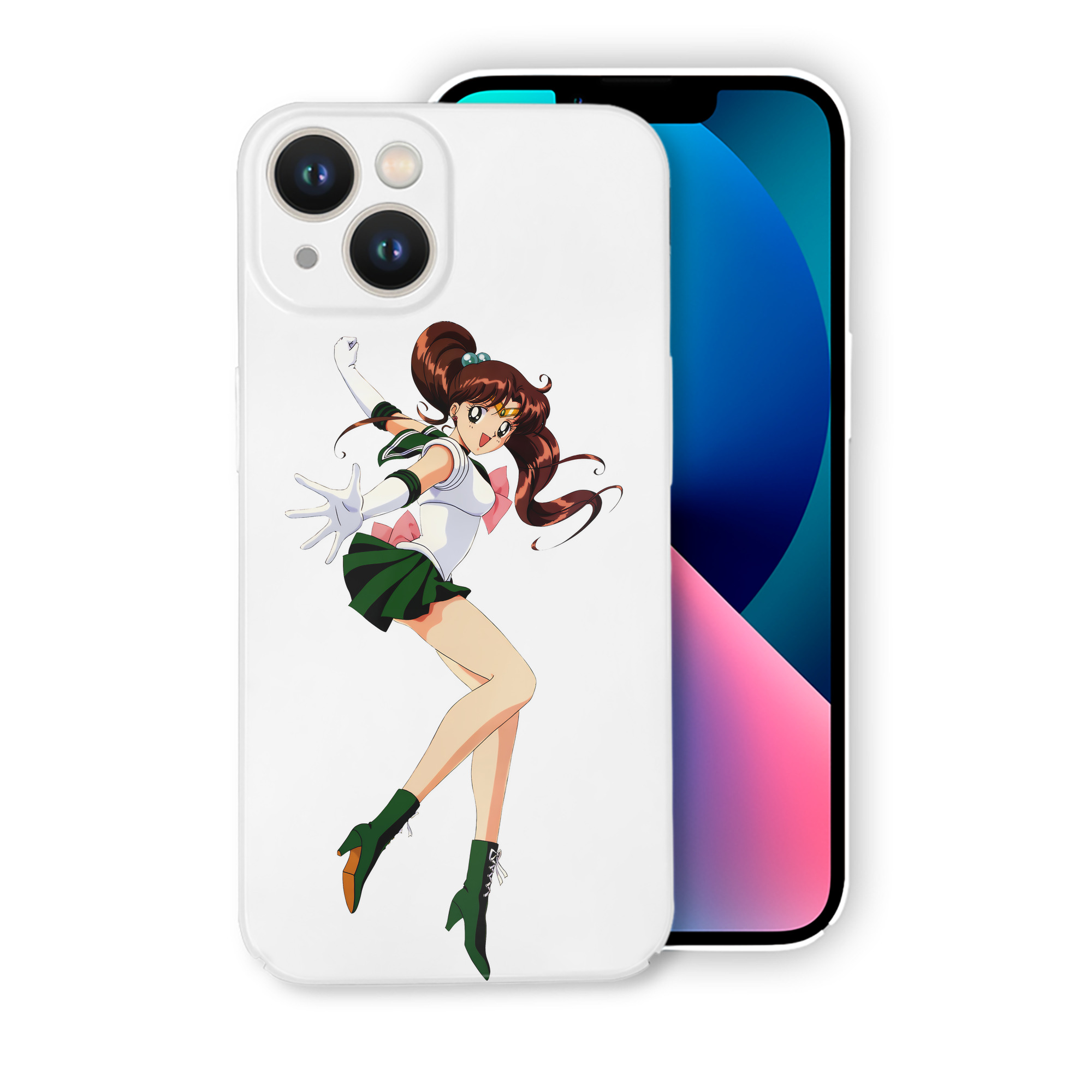（画像用） 美少女戦士セーラームーン 木野 まこと きの まこと Sailor Moon Kino Makoto （セーラージュピター；Sailor Jupiter） 【iPhone 14シリーズ対応】ハードケース