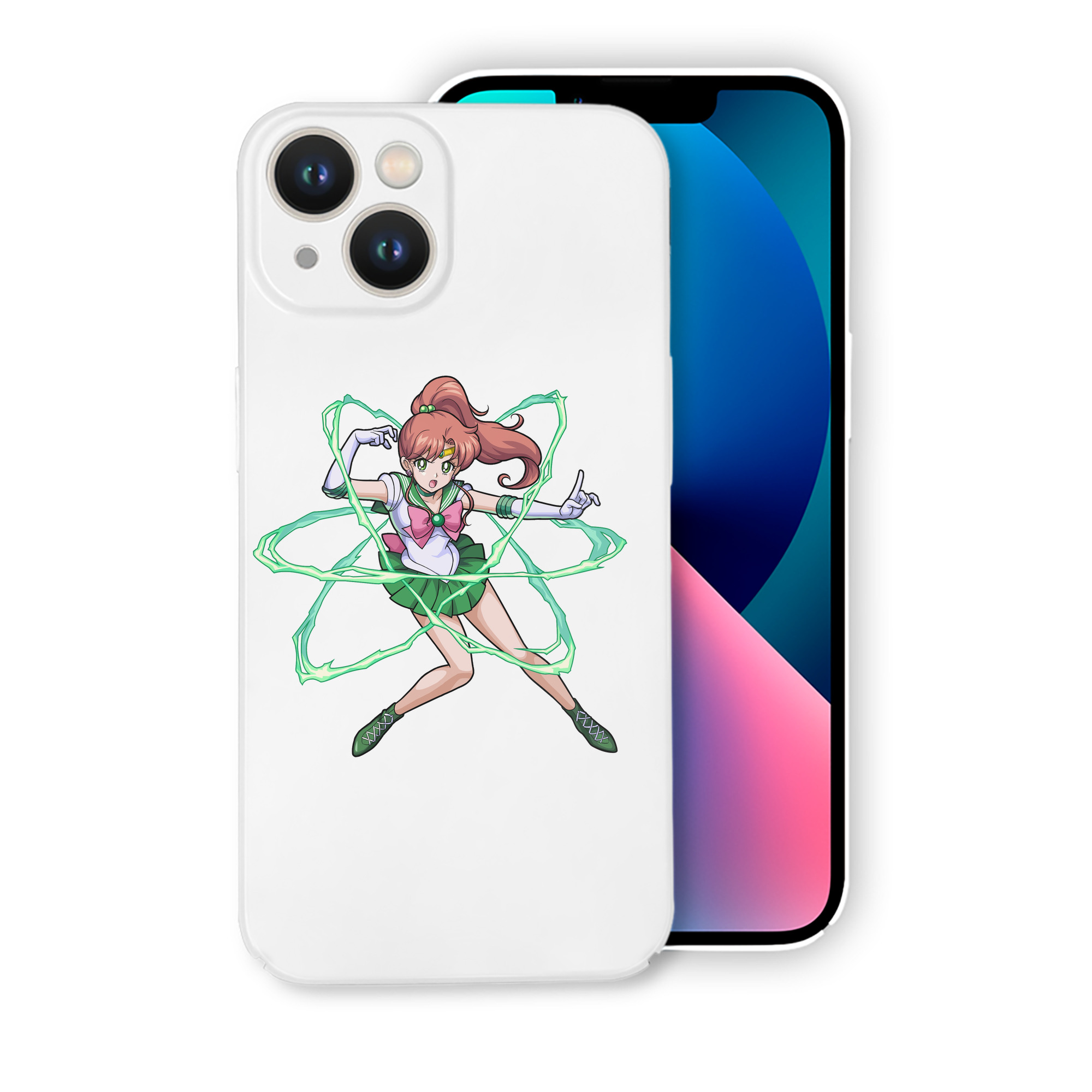 （画像用） 美少女戦士セーラームーン 木野 まこと きの まこと Sailor Moon Kino Makoto （セーラージュピター；Sailor Jupiter） 【iPhone 14シリーズ対応】ハードケース