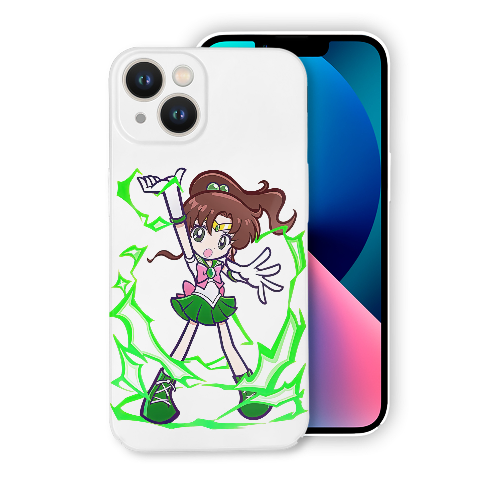 （画像用） 美少女戦士セーラームーン 木野 まこと きの まこと Sailor Moon Kino Makoto （セーラージュピター；Sailor Jupiter） 【iPhone 14シリーズ対応】ハードケース