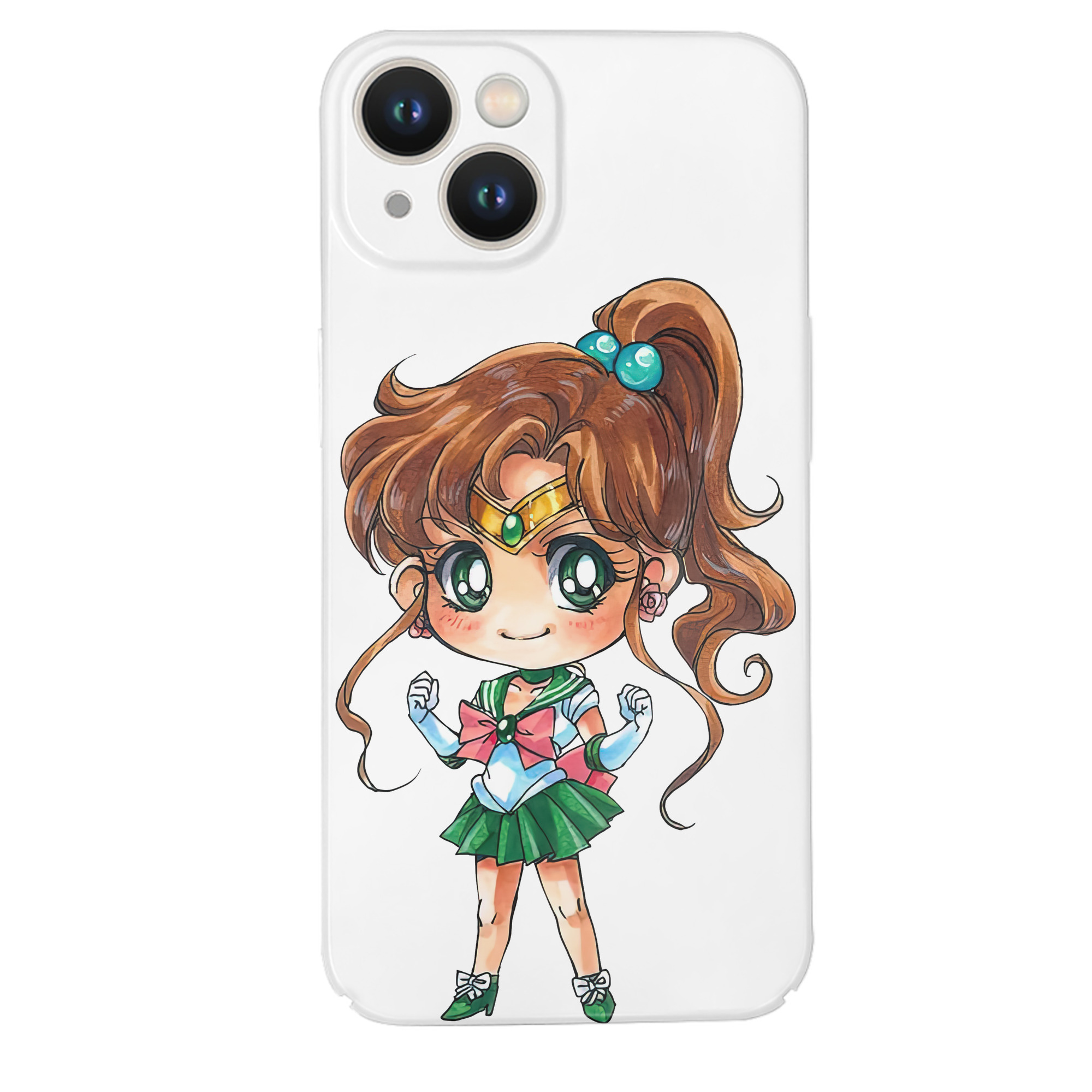 （画像用） 美少女戦士セーラームーン 木野 まこと きの まこと Sailor Moon Kino Makoto （セーラージュピター；Sailor Jupiter） 【iPhone 14シリーズ対応】ハードケース