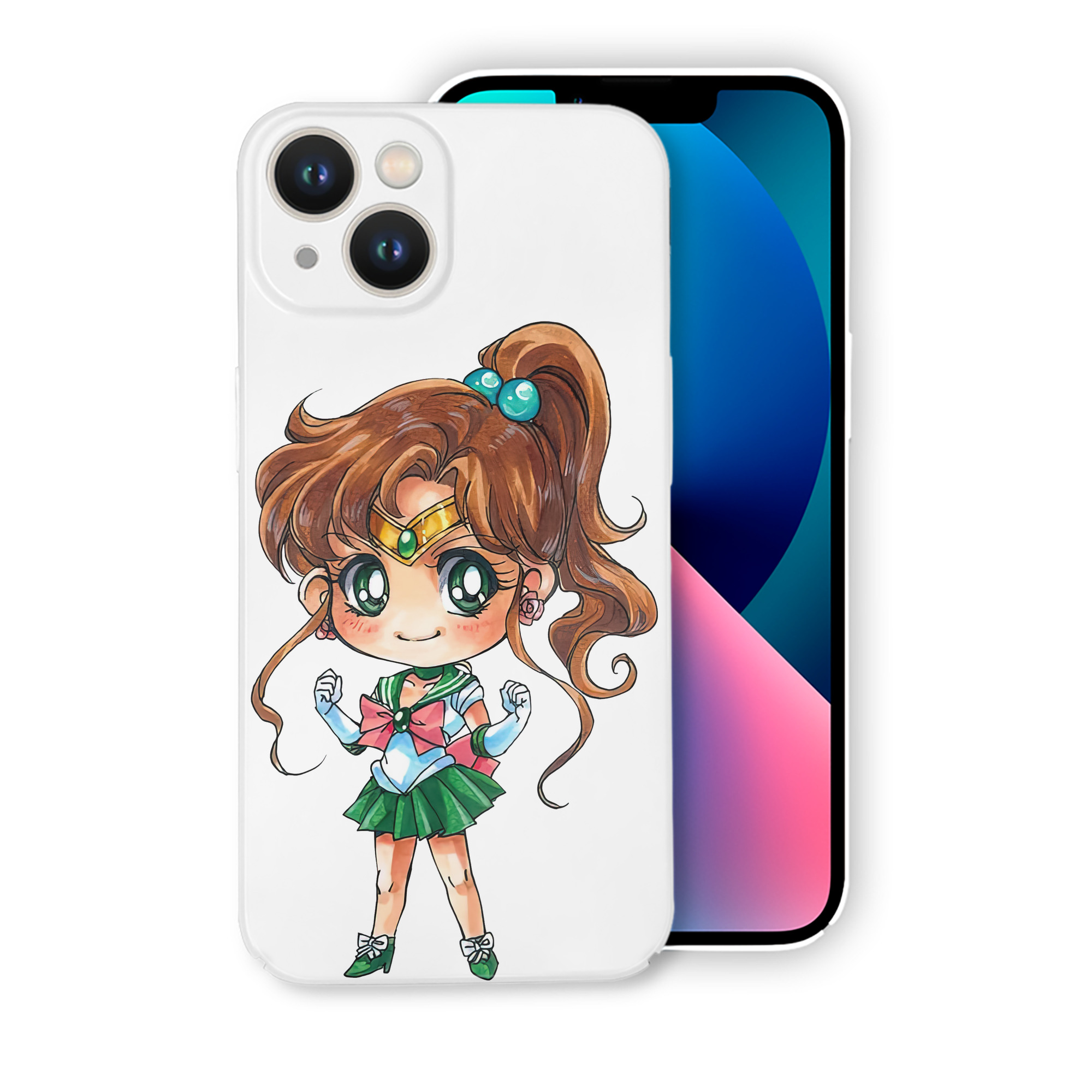 （画像用） 美少女戦士セーラームーン 木野 まこと きの まこと Sailor Moon Kino Makoto （セーラージュピター；Sailor Jupiter） 【iPhone 14シリーズ対応】ハードケース