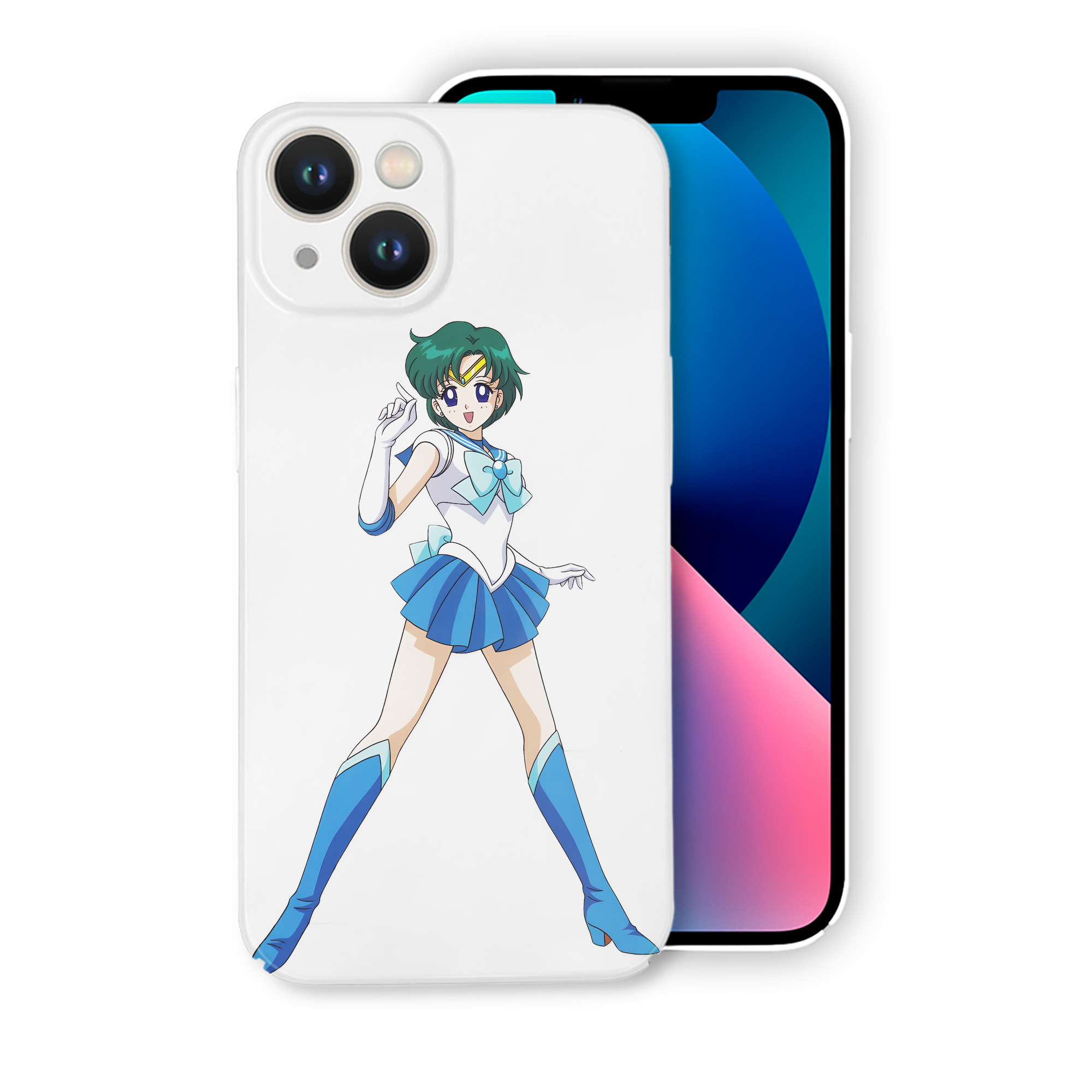 （画像用） 美少女戦士セーラームーン 海王 みちる（かいおう みちる） Sailor Moon Kaiou Michiru 【iPhone 14シリーズ対応】ハードケース