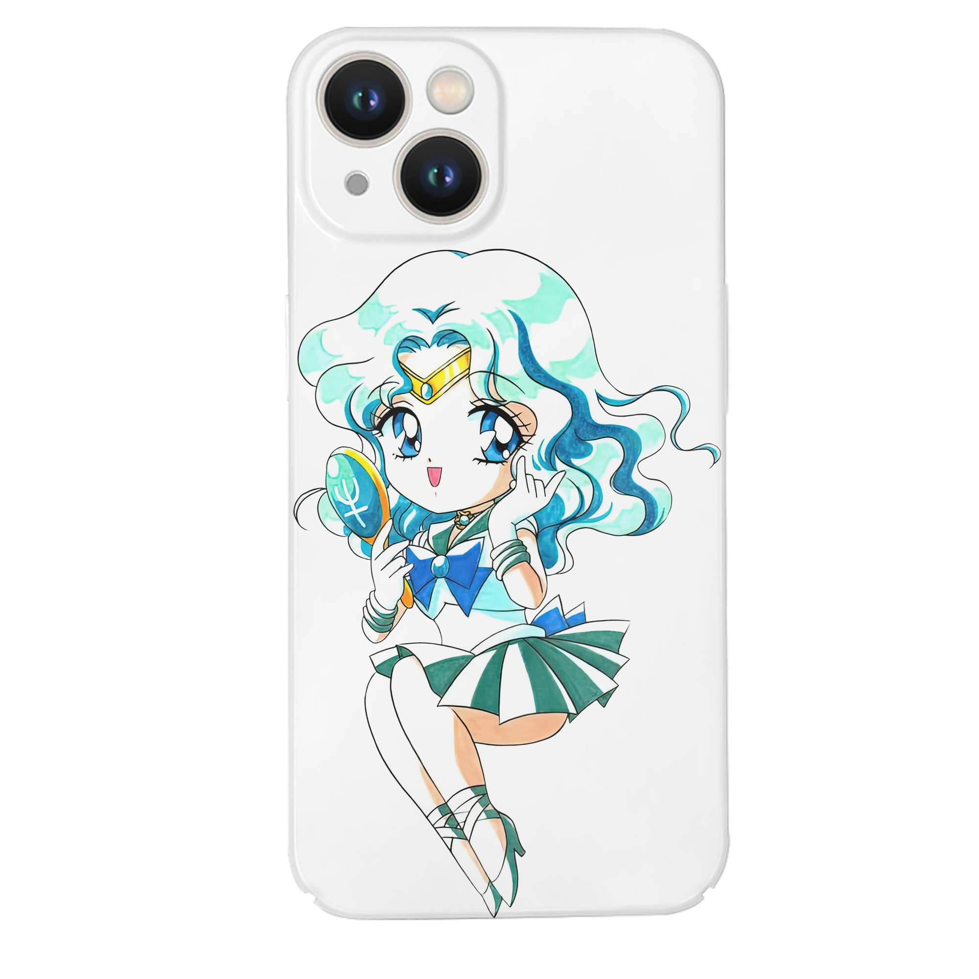 （画像用） 美少女戦士セーラームーン 海王 みちる（かいおう みちる） Sailor Moon Kaiou Michiru 【iPhone 14シリーズ対応】ハードケース