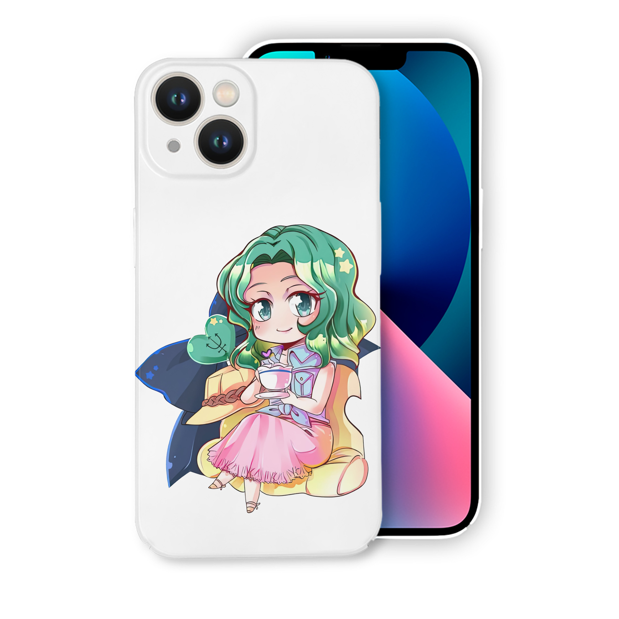 （画像用） 美少女戦士セーラームーン 海王 みちる（かいおう みちる） Sailor Moon Kaiou Michiru 【iPhone 14シリーズ対応】ハードケース