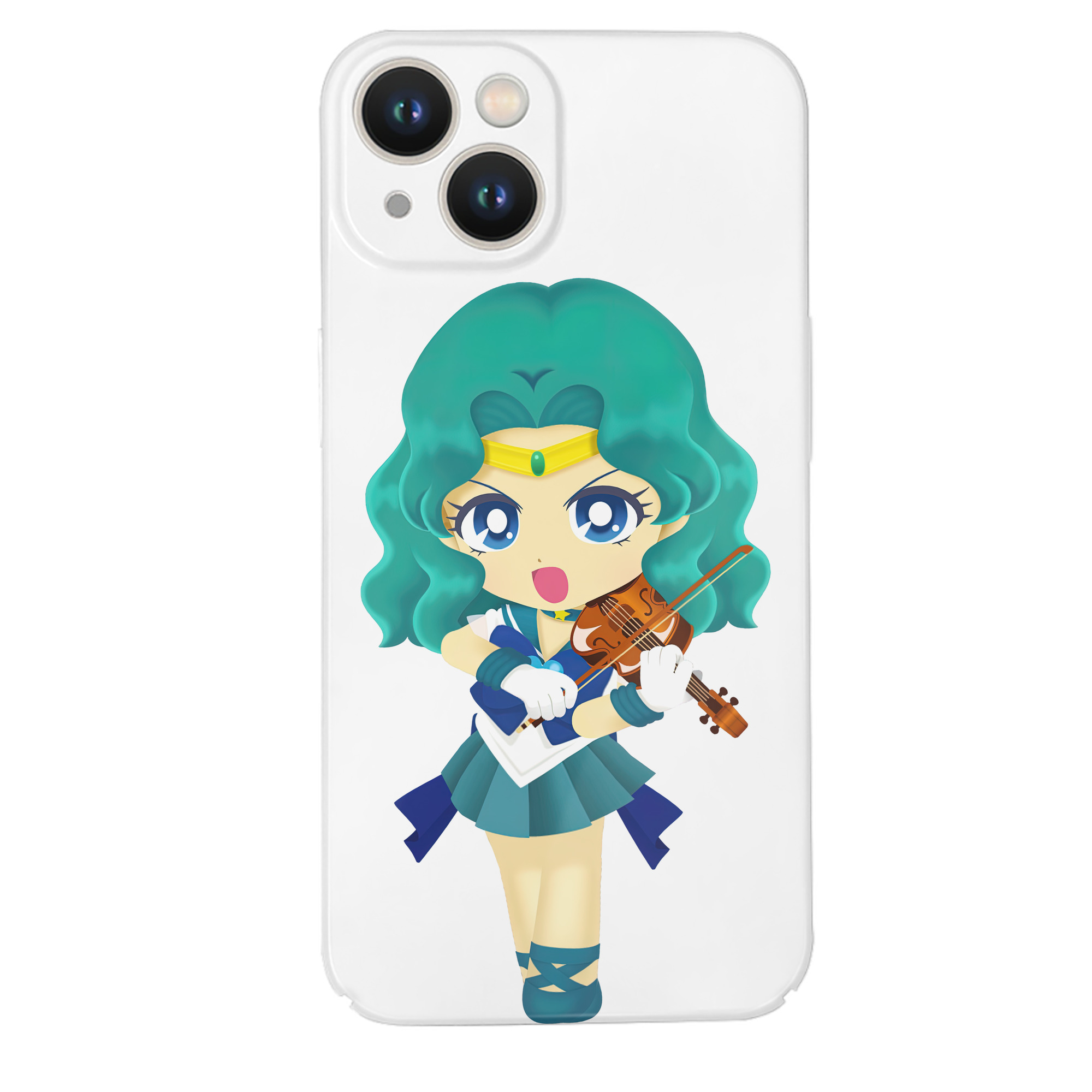 （画像用） 美少女戦士セーラームーン 海王 みちる（かいおう みちる） Sailor Moon Kaiou Michiru 【iPhone 14シリーズ対応】ハードケース