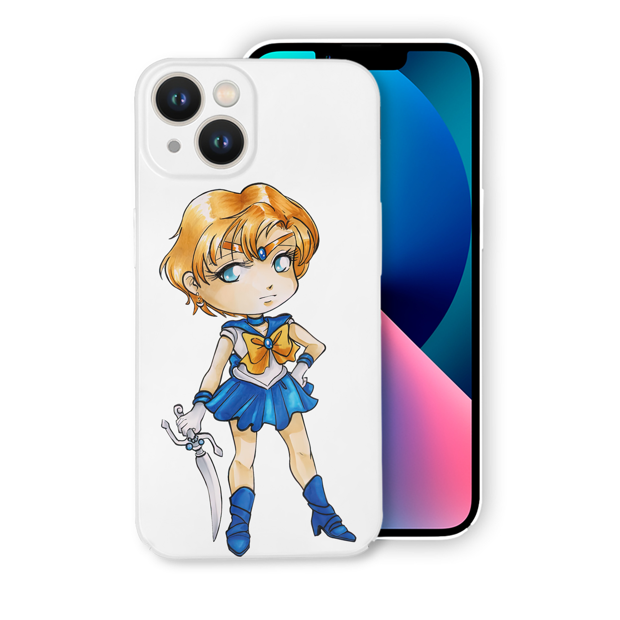 （画像用） 美少女戦士セーラームーン 天王はるか Sailor Moon Tenoh Haruka 【iPhone 14シリーズ対応】ハードケース