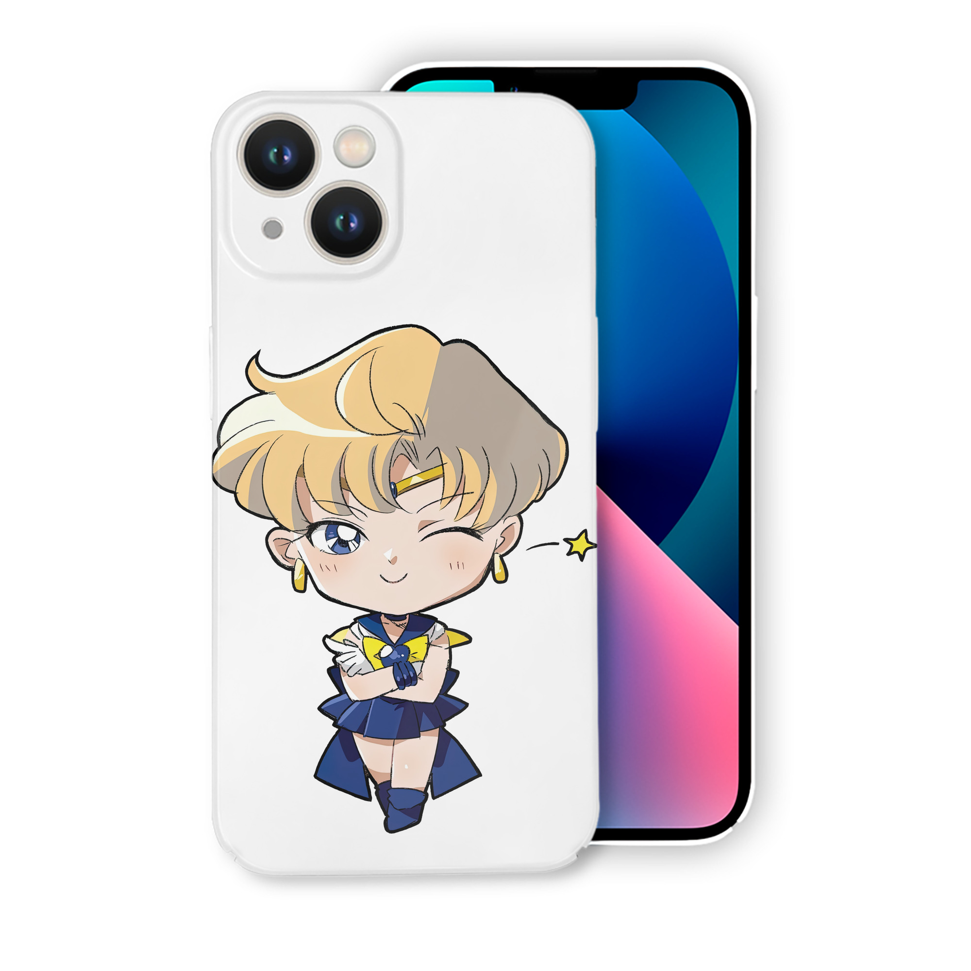 （画像用） 美少女戦士セーラームーン 天王はるか Sailor Moon Tenoh Haruka 【iPhone 14シリーズ対応】ハードケース